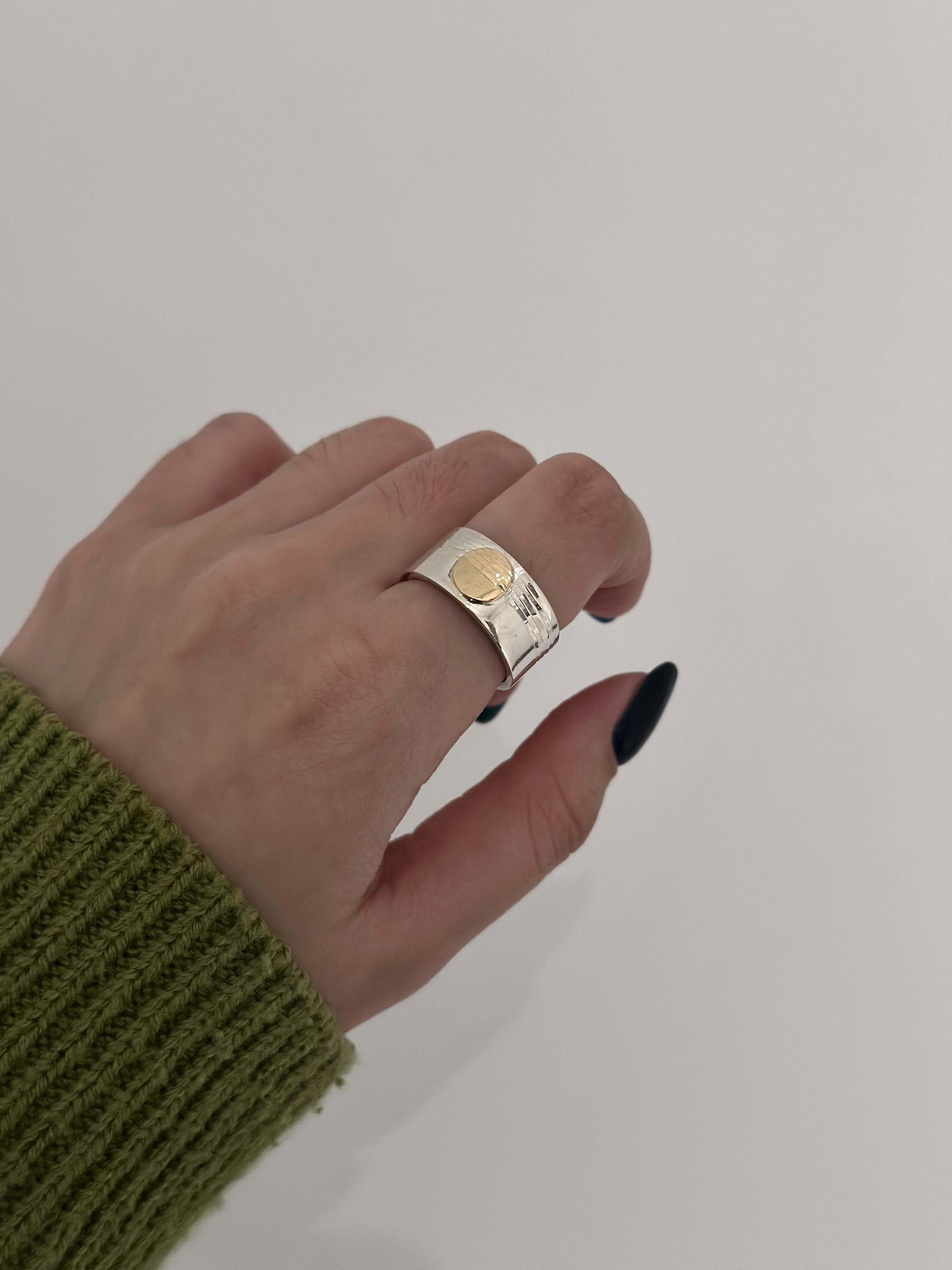 鳴島翔 平打點金戒（海）