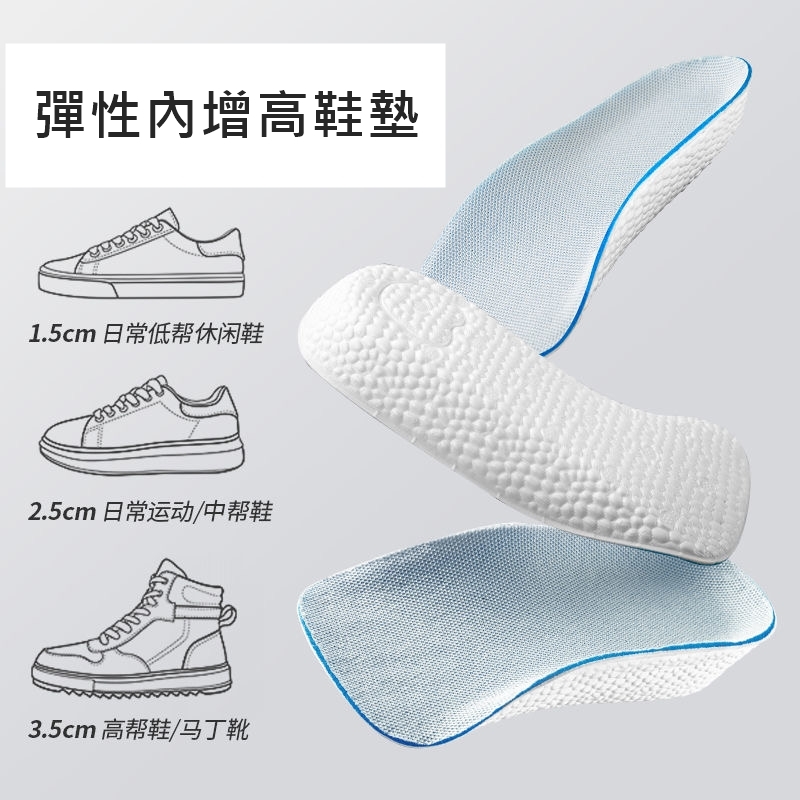 U型支撐隱形增高鞋墊(1.5cm / 2.5cm /3.5cm)