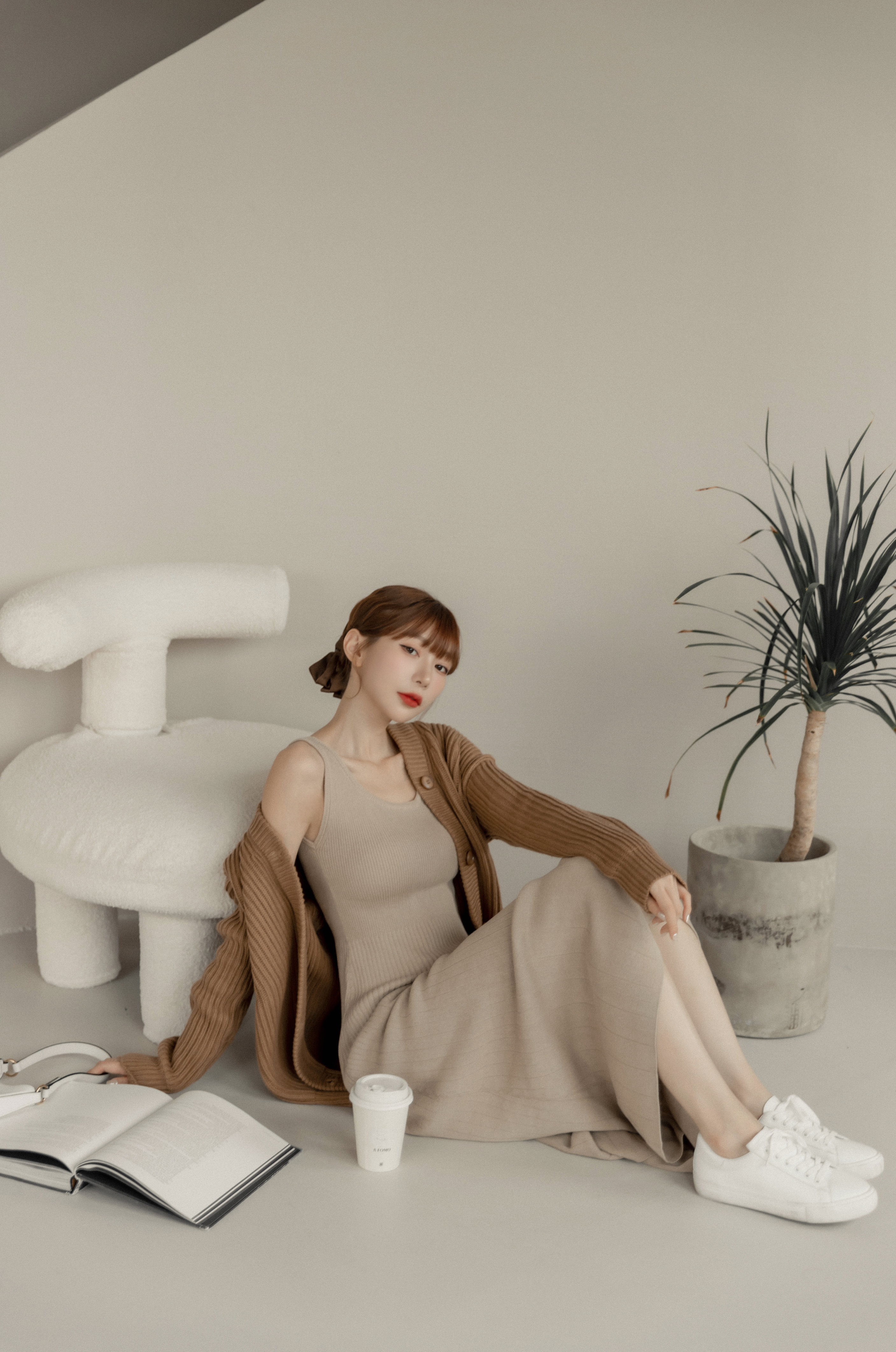 慵懶粗針織（兩色）