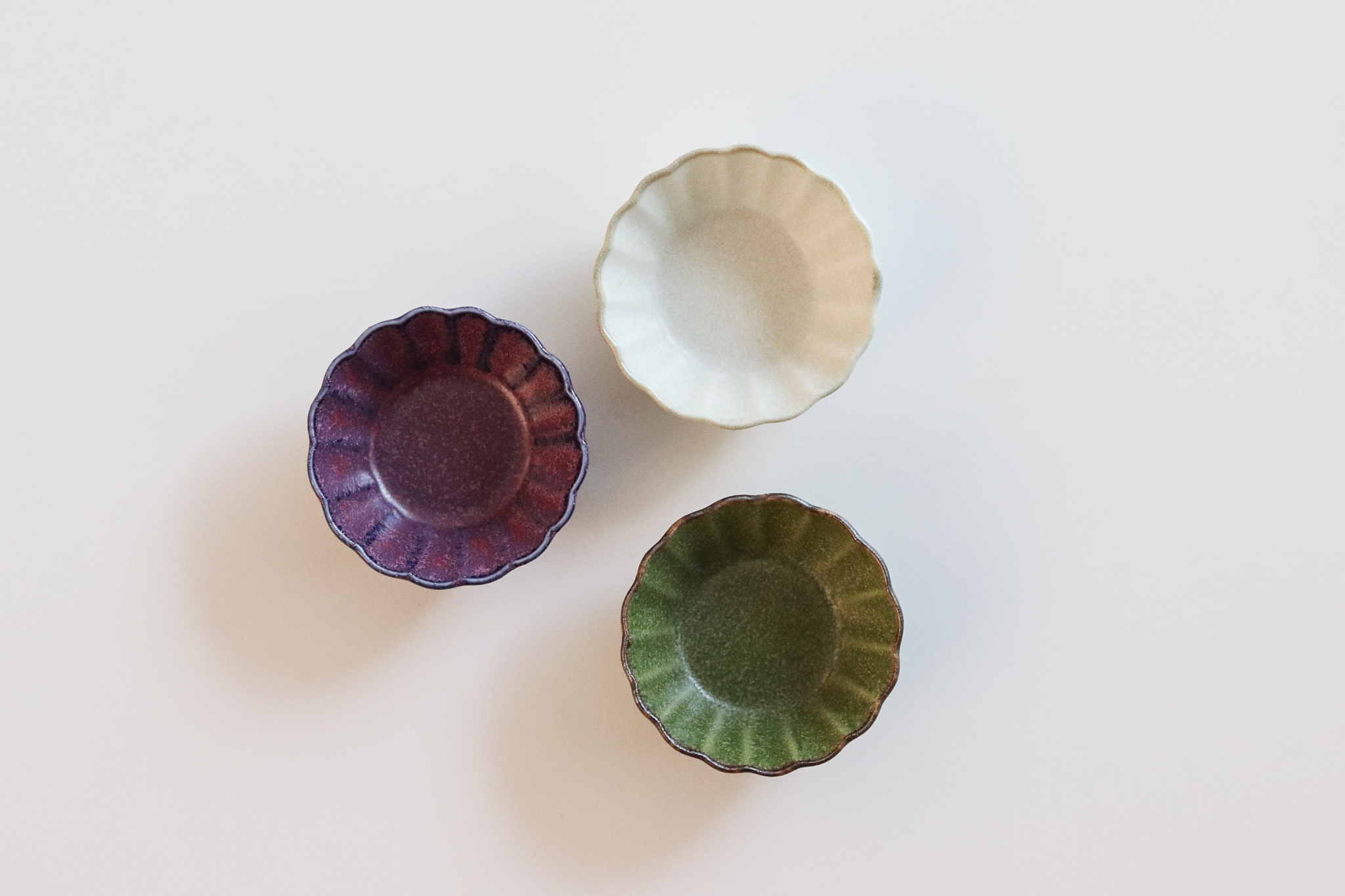 小兵製陶所 花型 迷你醬料缽 豆皿