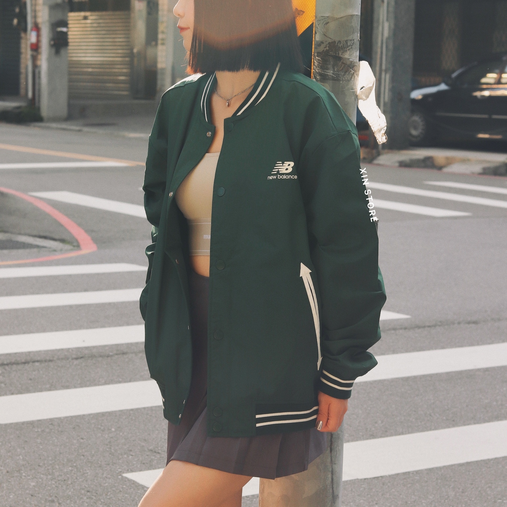 【現貨】New Balance NB 棒球外套 Logo 復古 口袋 防潑水 四色