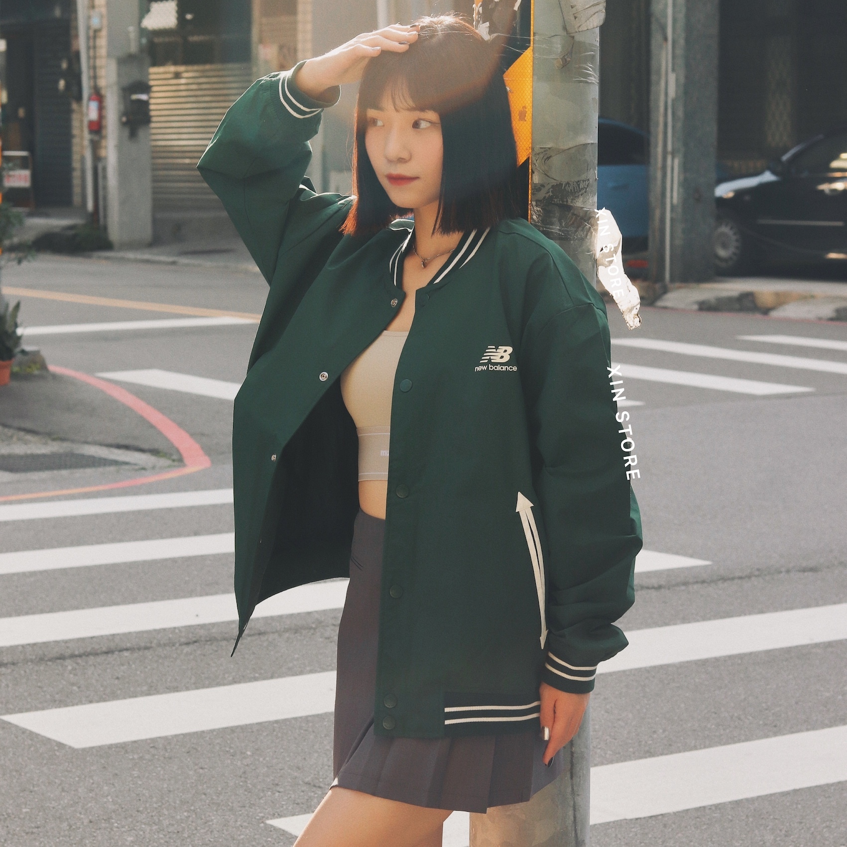 【現貨】New Balance NB 棒球外套 Logo 復古 口袋 防潑水 四色