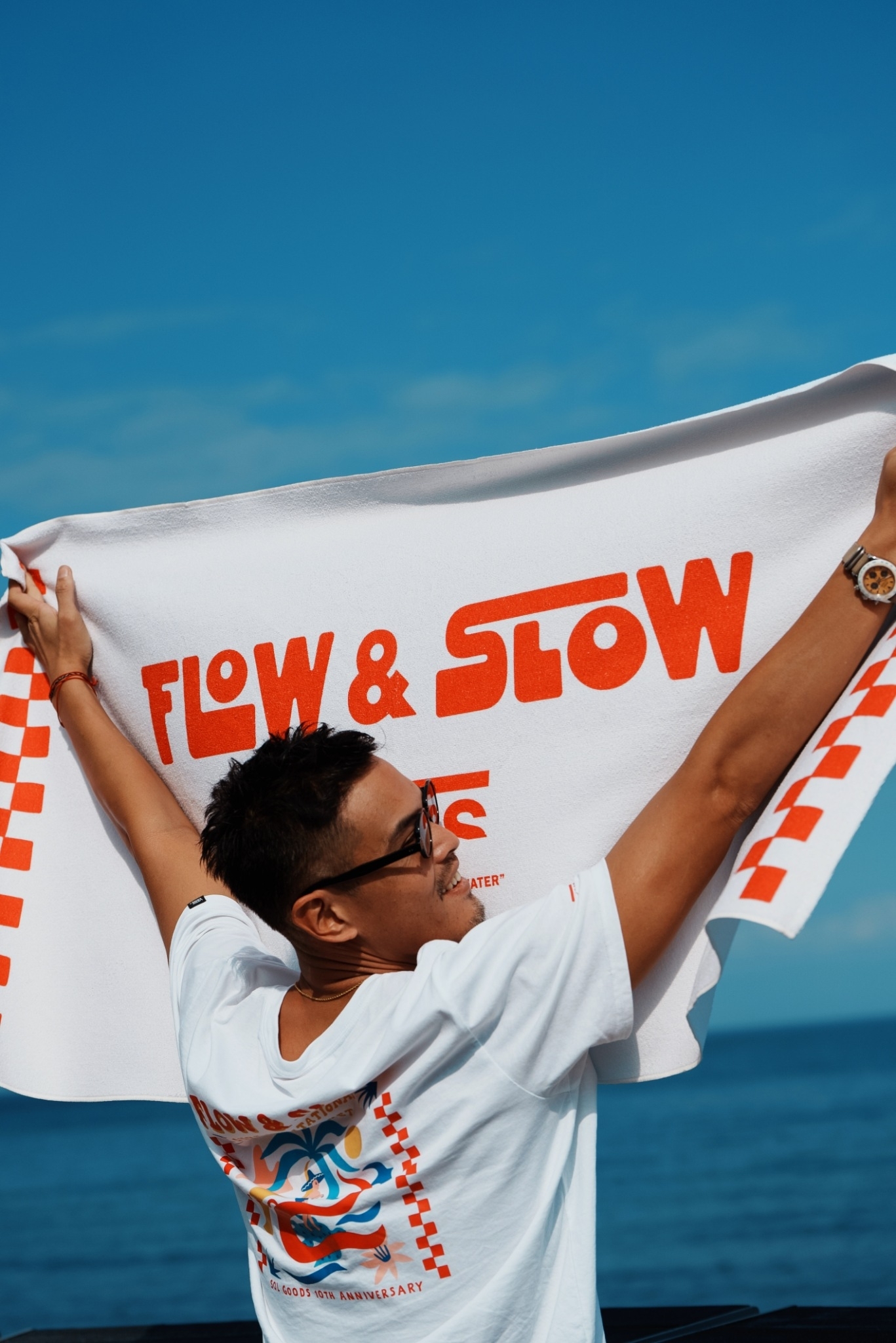 FLOW&SLOW - 限量聯名毛巾 (白)