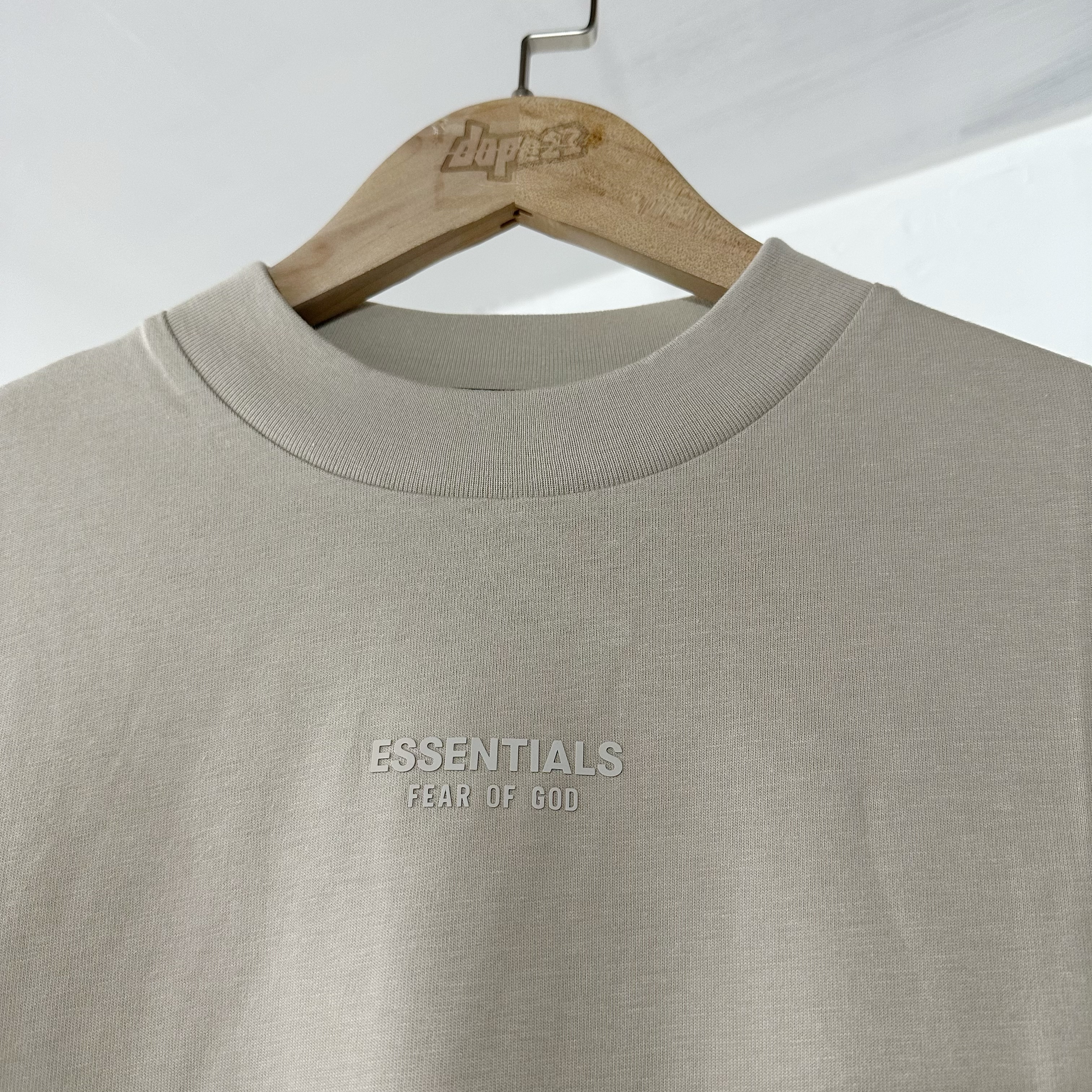 Fear Of God Essentials FW23 T-shirt Silver Cloud