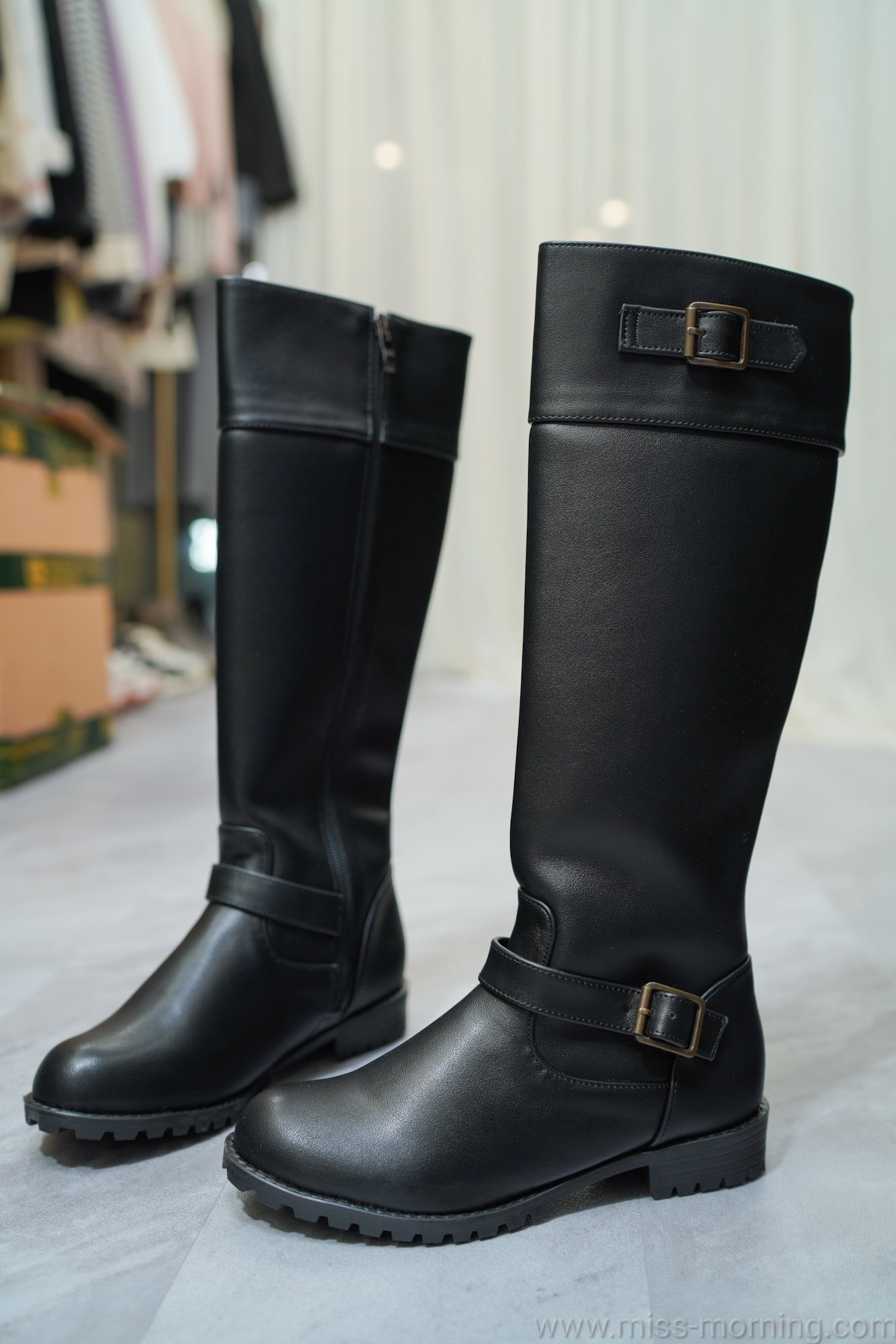 真皮長boots(88057)