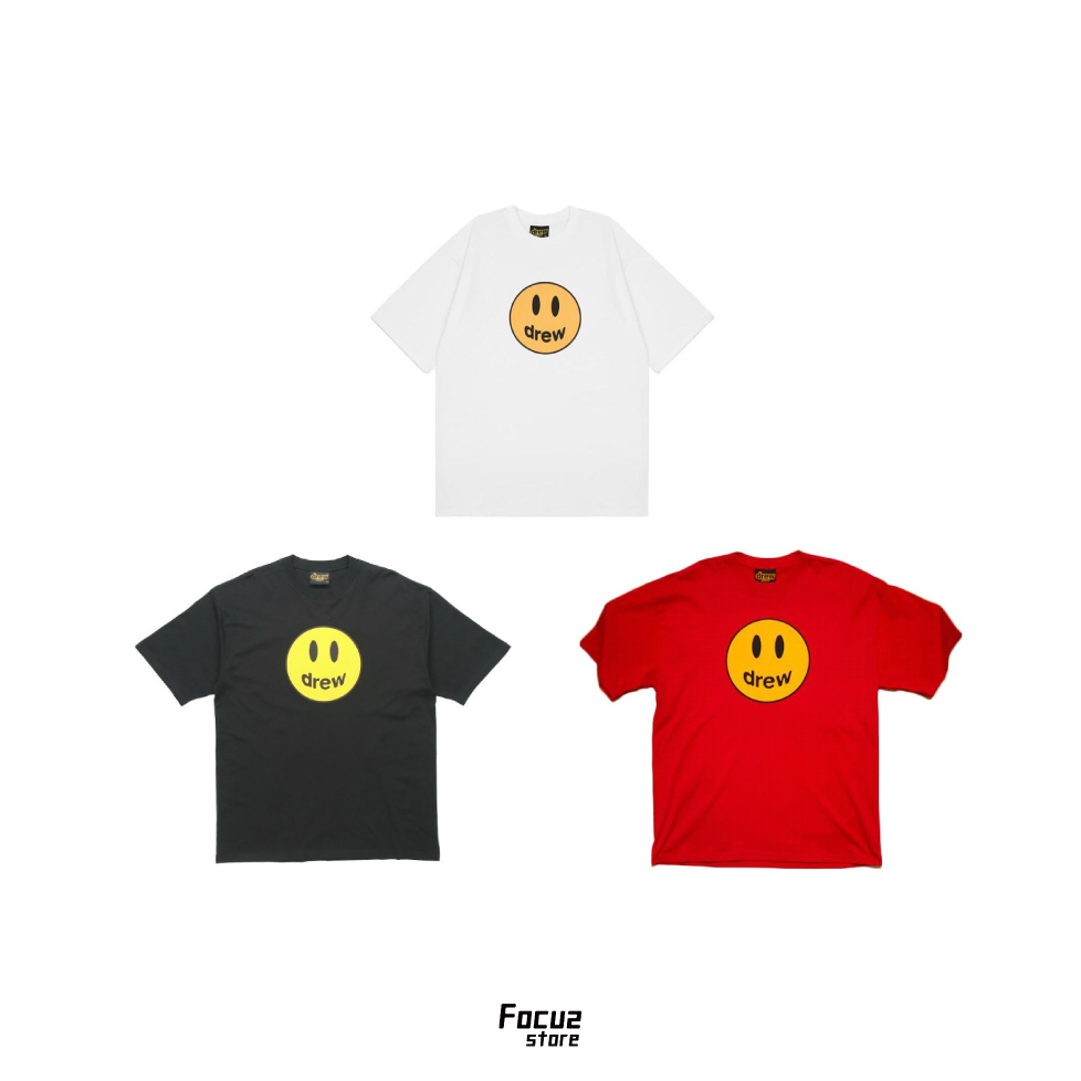 【Focus Store】現貨秒發 Drew House Mascot Tee "White / Black / Red" 白色/黑色/紅色 笑臉 短T
