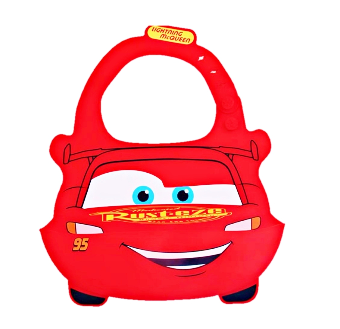 迪士尼反斗車王 - 3D 矽膠圍兜| 兒童 幼兒圍裙