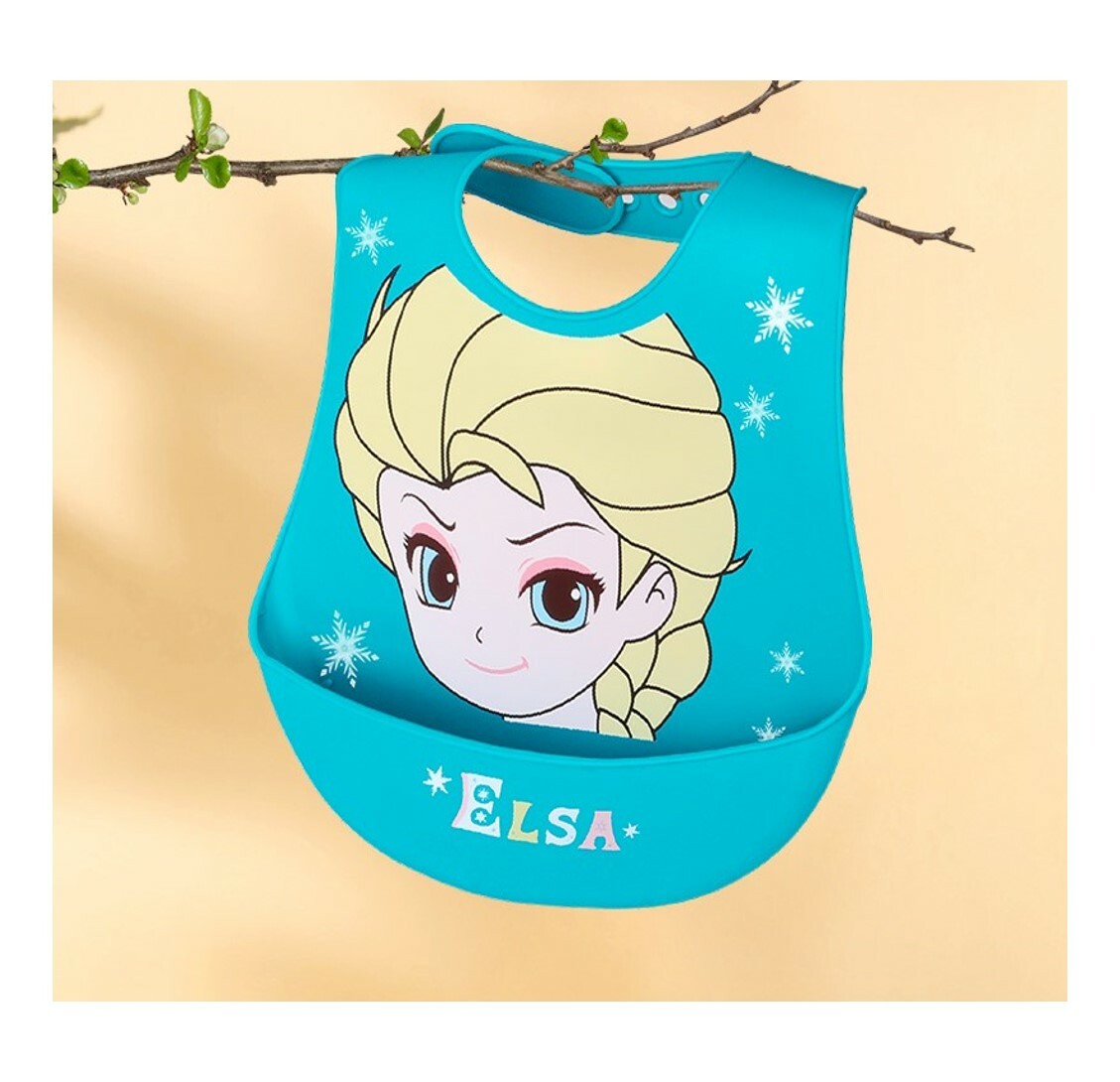迪士尼魔雪奇緣 - 3D 矽膠圍兜| 兒童 幼兒圍裙