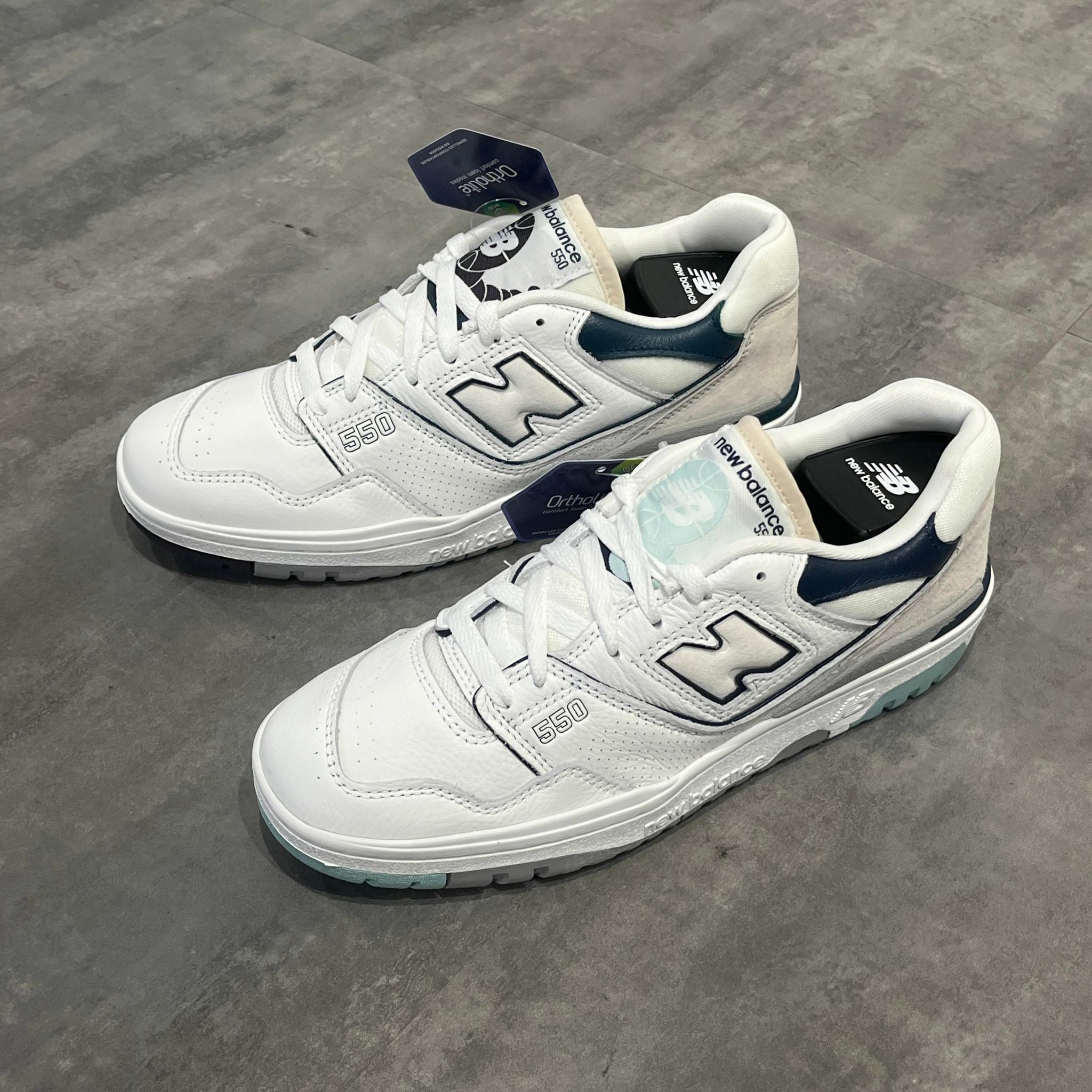 New balance 550白藍 白紫  (bb550wca) (bb550wcb)
