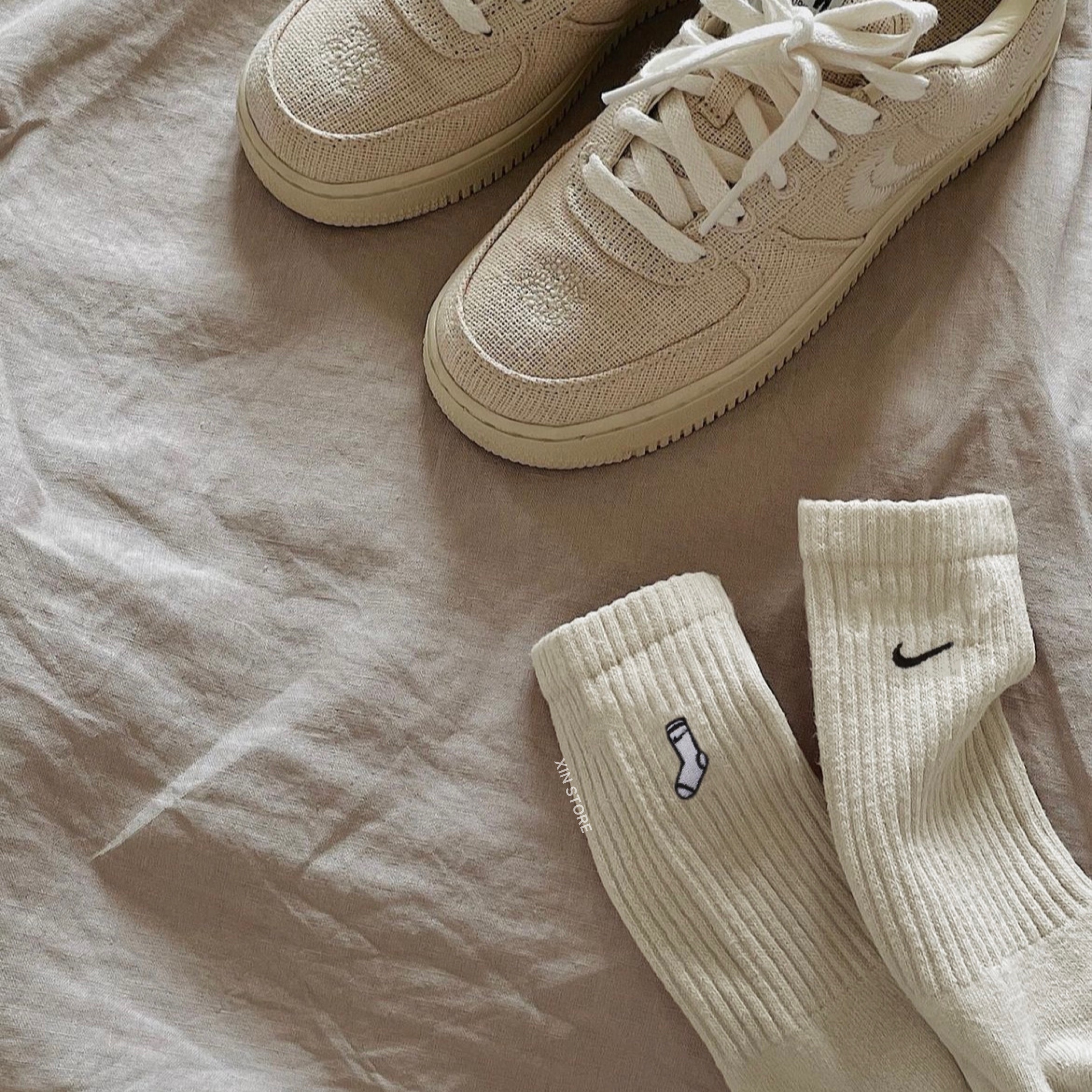 <現貨秒發>Nike Everyday Swoosh Sock Q版Nike 長襪 襪子 中筒襪 刺繡 二雙一組