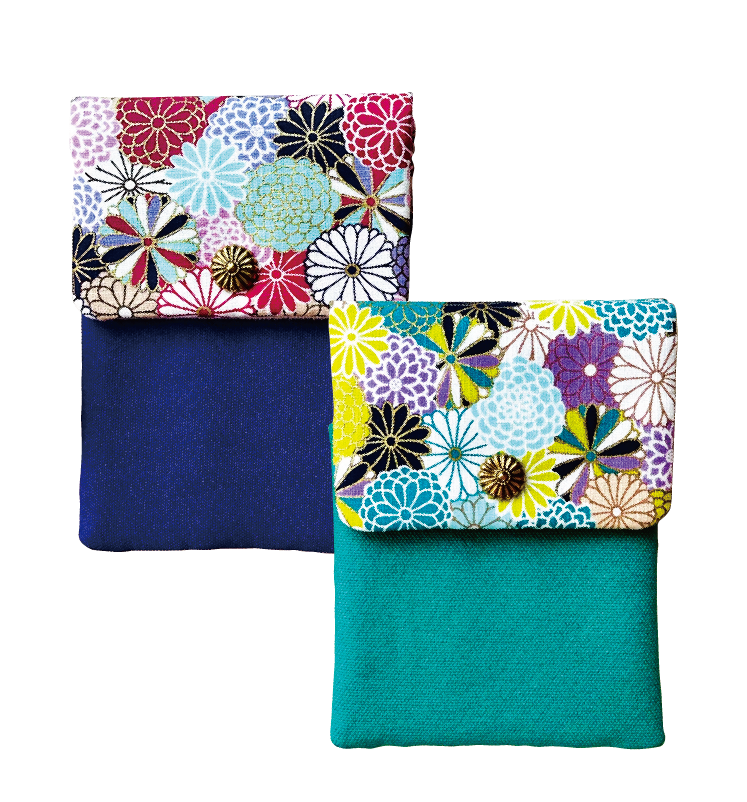 Kyokuhaku 4入上掀筆袋_春花