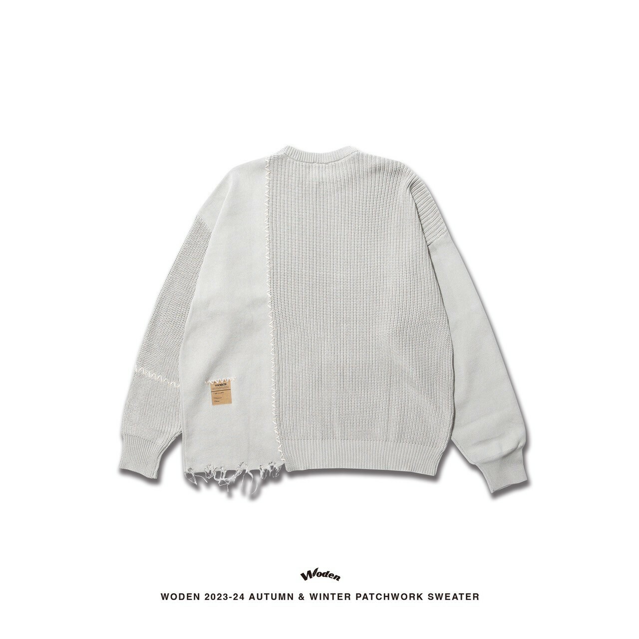 -開放追加預購中- WODEN 2023-24 Autumn & Winter 017 Patchwork Sweater