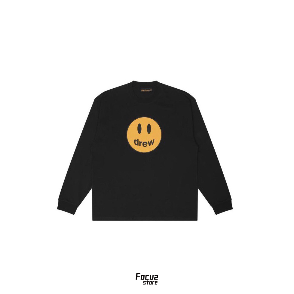 【Focus Store】現貨秒發 Drew House Mascot Ls Tee "Black" 薄長袖 DR0119-BK-LG