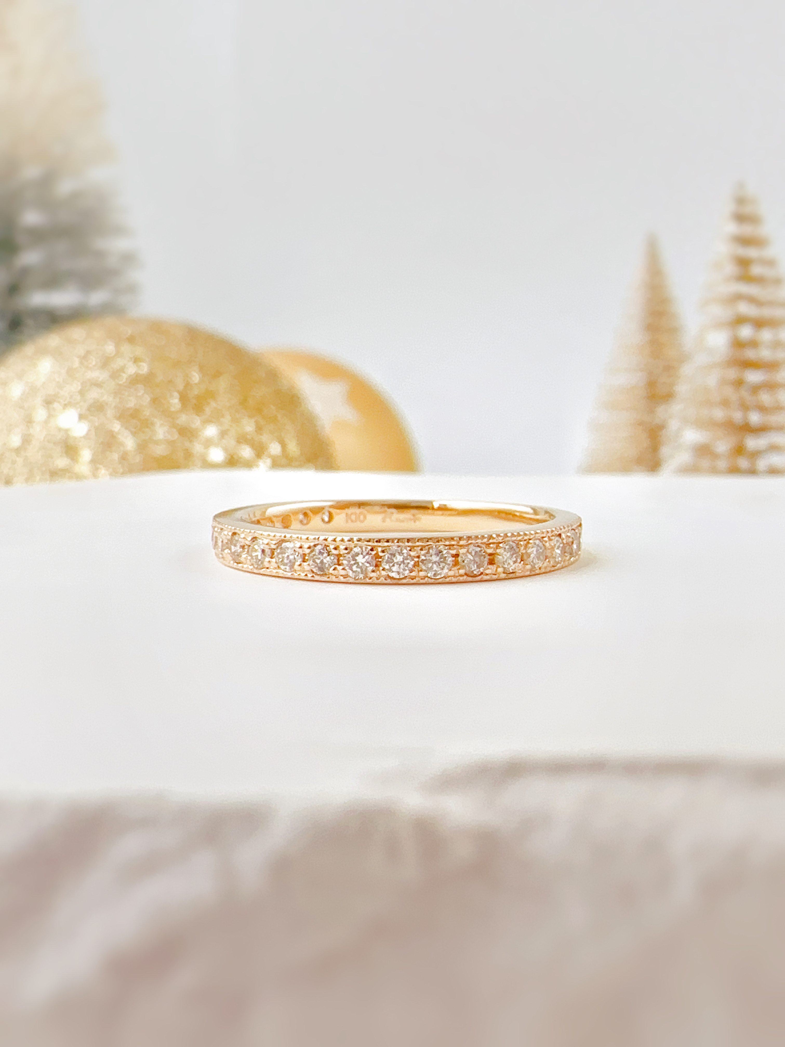 星塵排鑽戒（L）