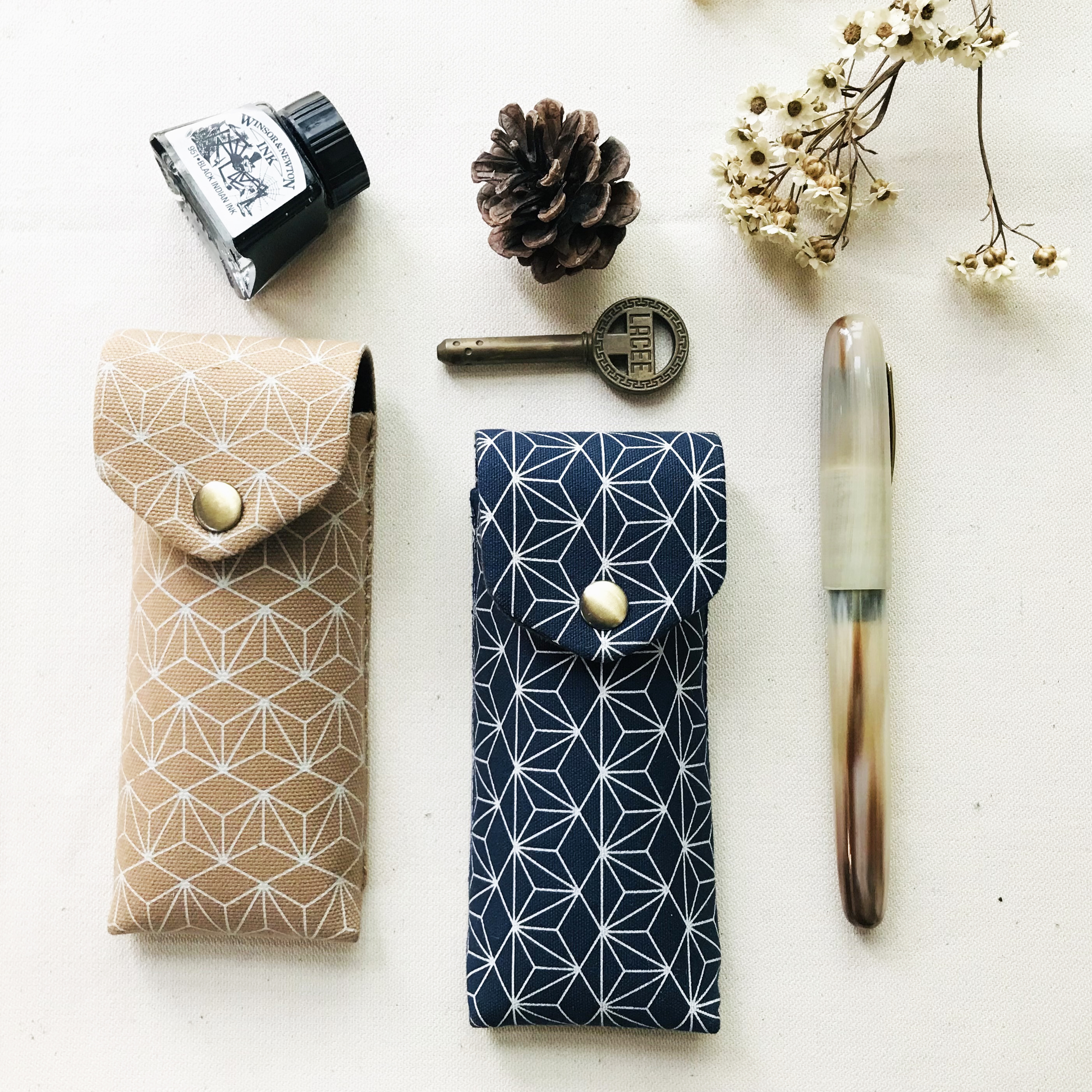 Kyokuhaku 2入硬盒筆袋_窗花