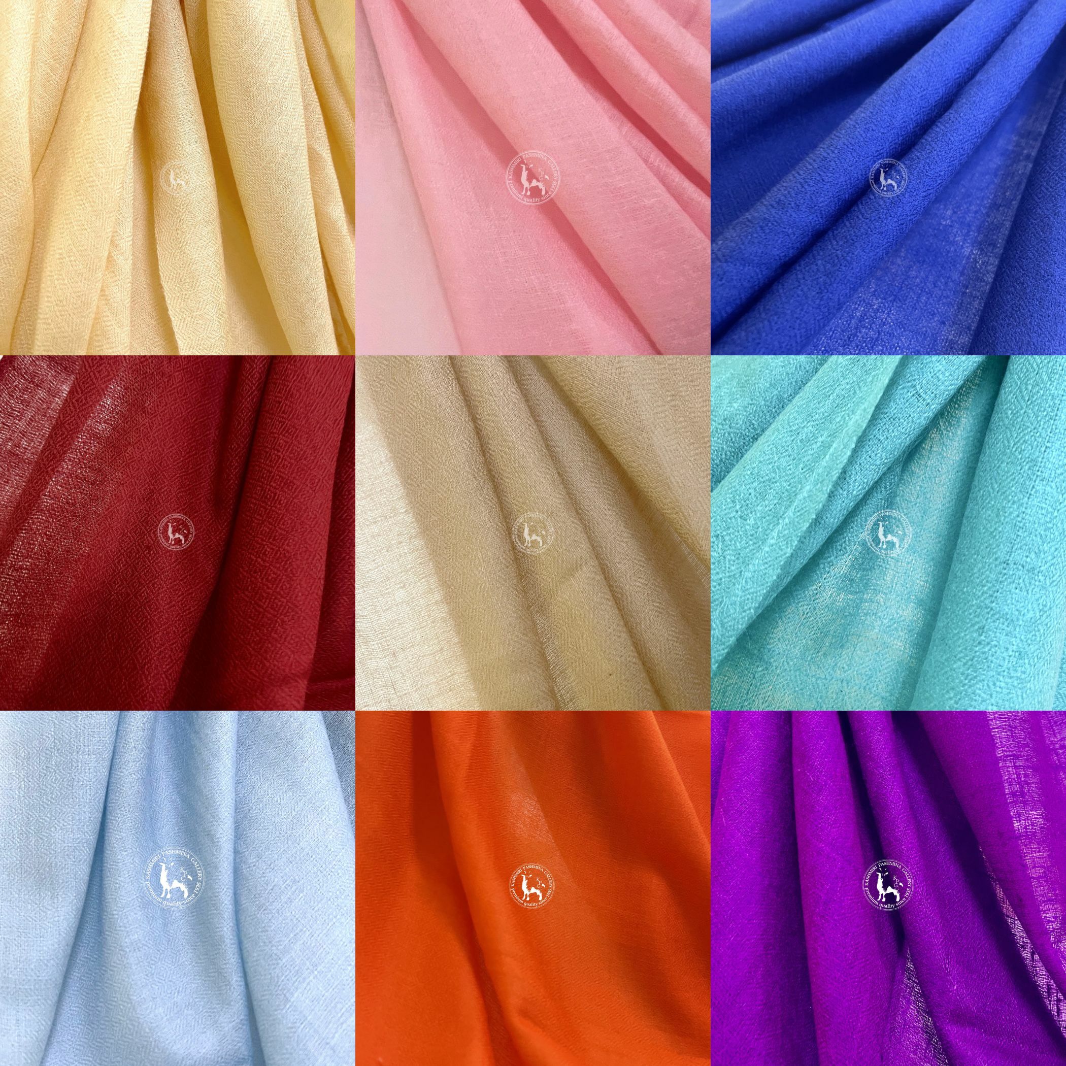 手工編織喀什米爾山羊絨磨邊圍巾