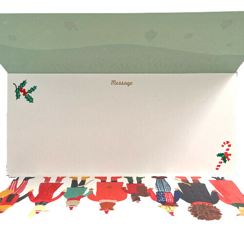 動物們 三折 燙金聖誕卡片｜日本Greeting Life