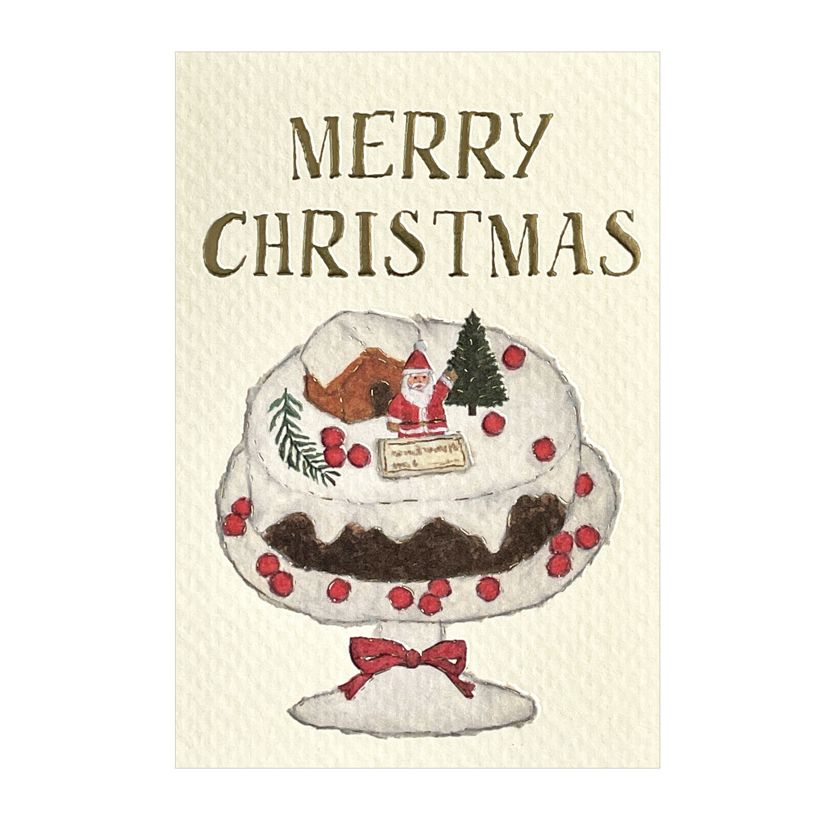 蛋糕 迷你聖誕卡片｜日本Greeting Life 米津祐介