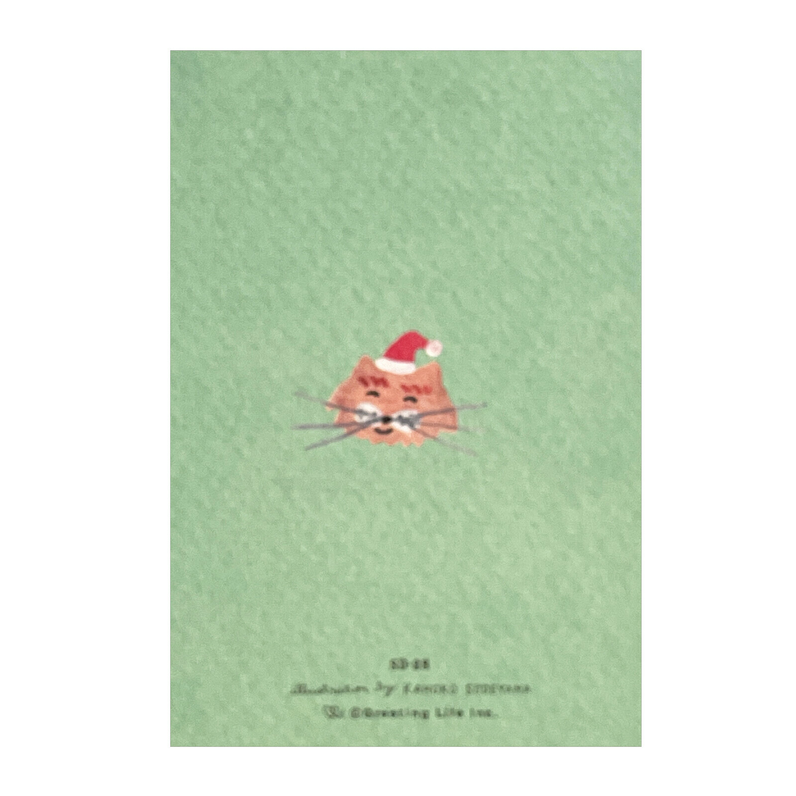 聖誕老公公 迷你聖誕卡片｜日本Greeting Life 袖山嘉穗子