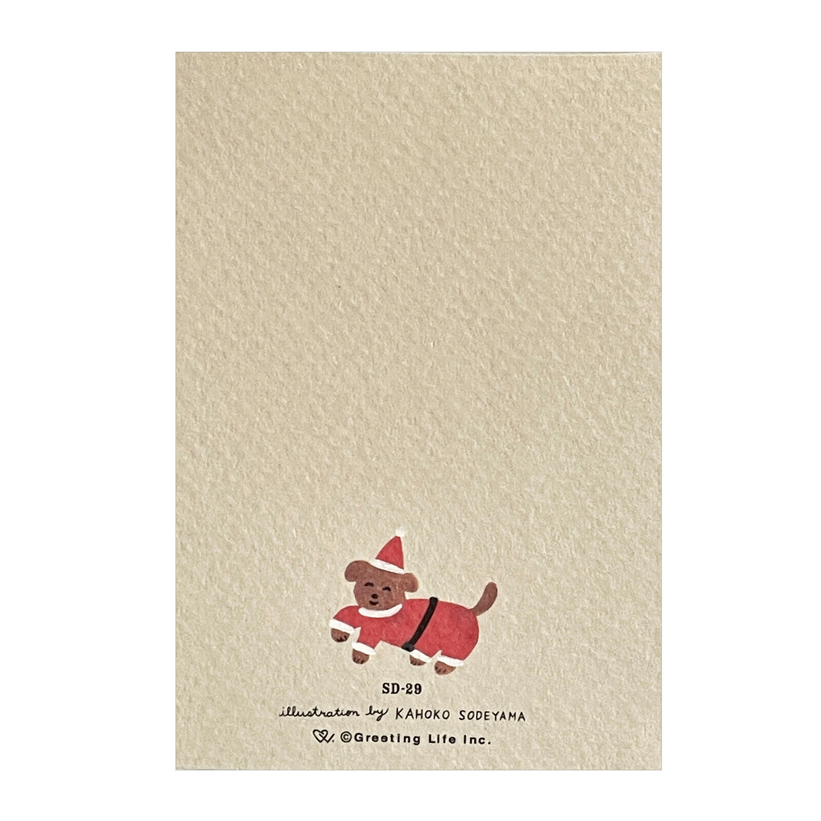 聖誕樹 迷你聖誕卡片｜日本Greeting Life 袖山嘉穗子