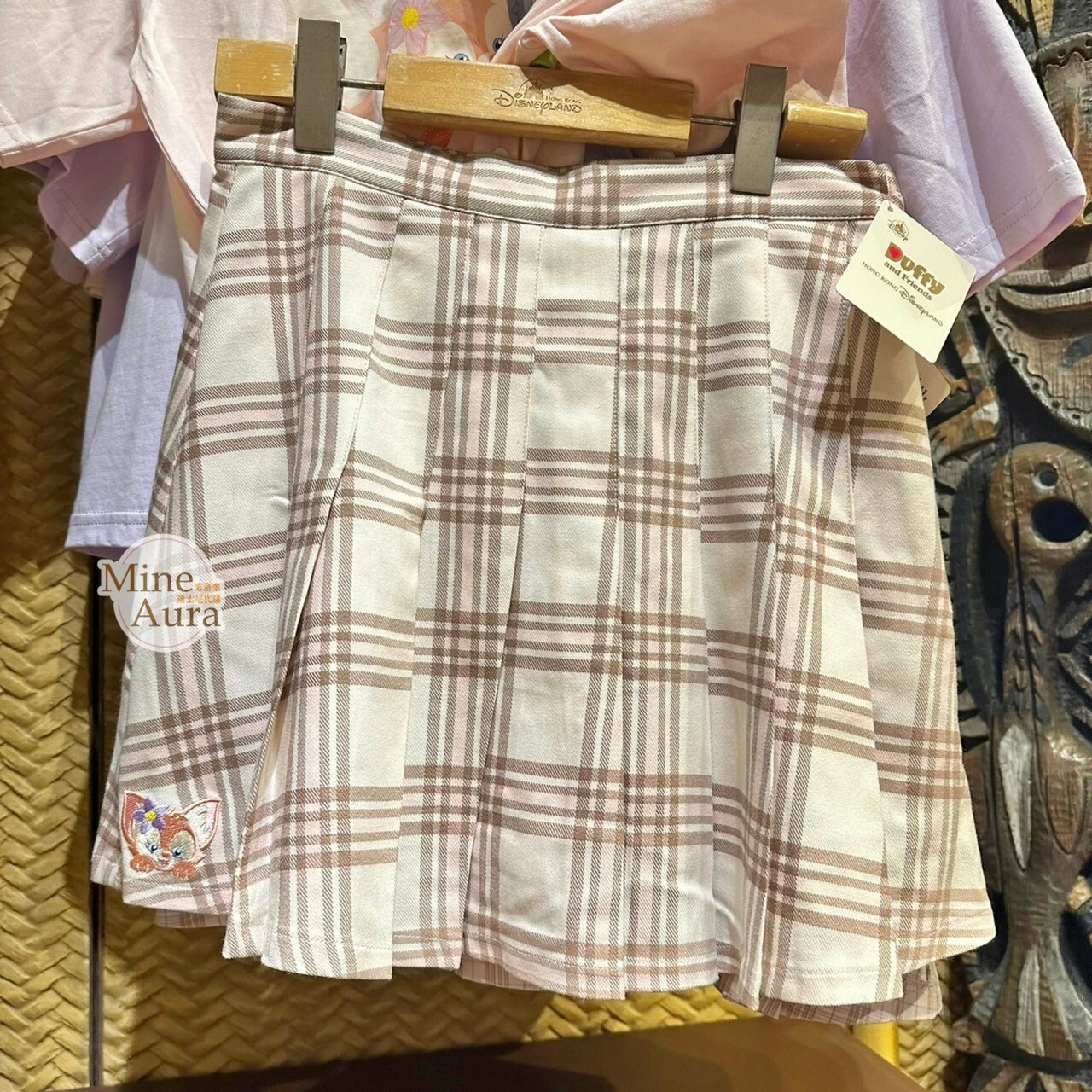 玲娜貝兒 Lina bell 格紋 百褶裙 裙子 -香港迪士尼樂園