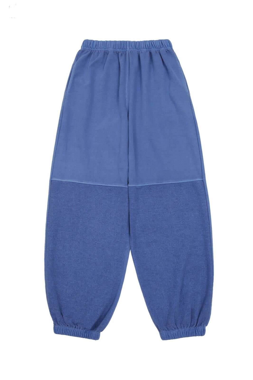 拼布棉質束腳運動褲 DOT-0032P