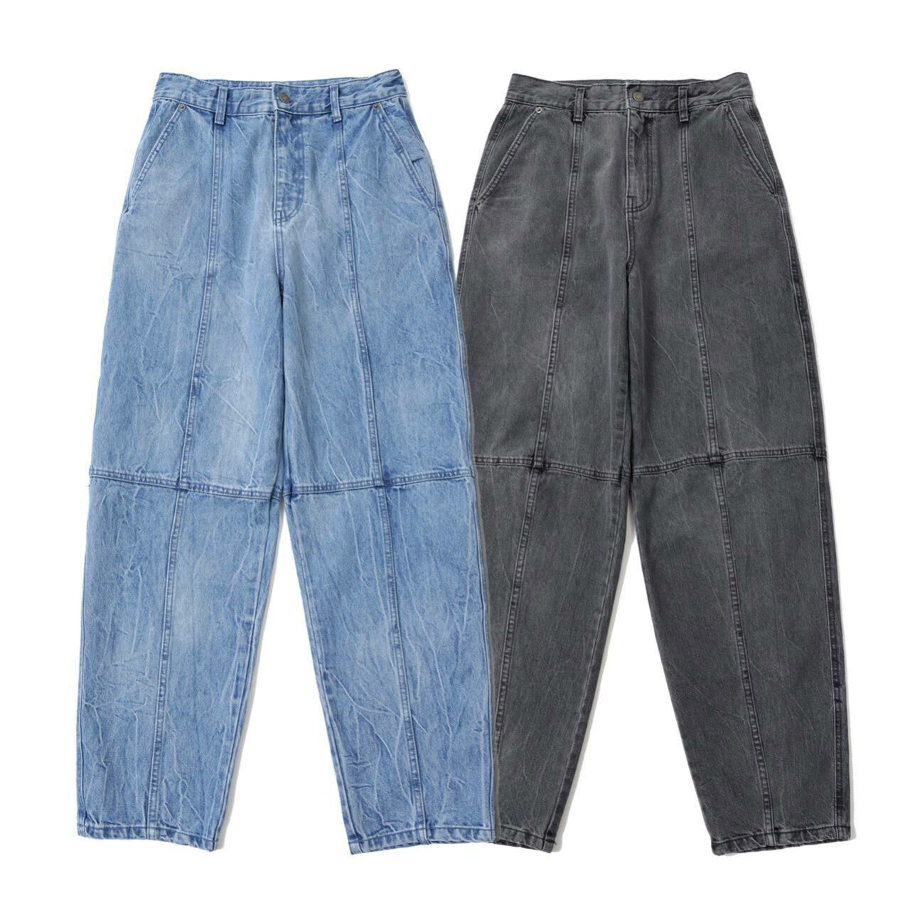 淨色裂紋鬆身牛仔褲 DOT-0033P