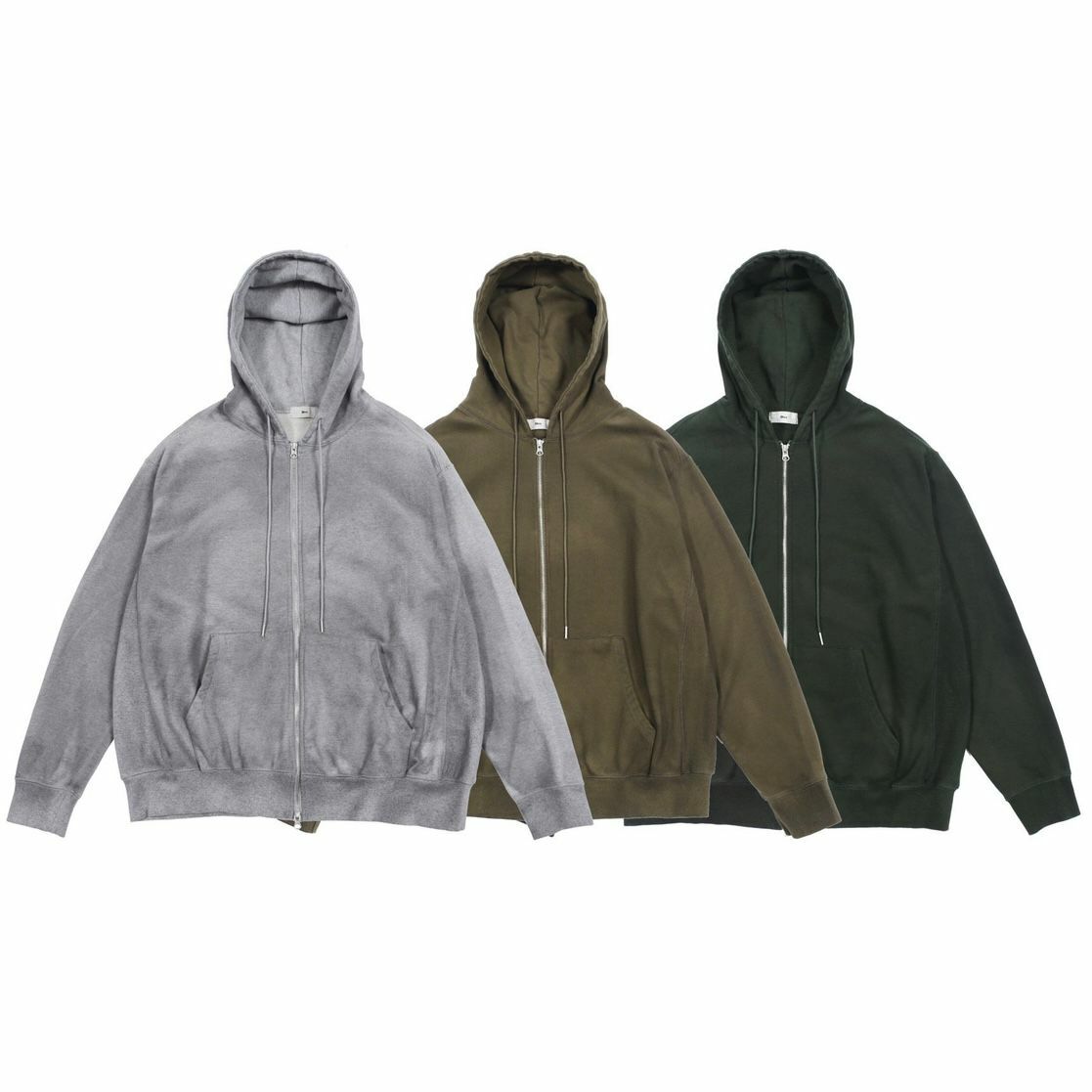 淨色連帽拉鍊外套 DOT-0040JK