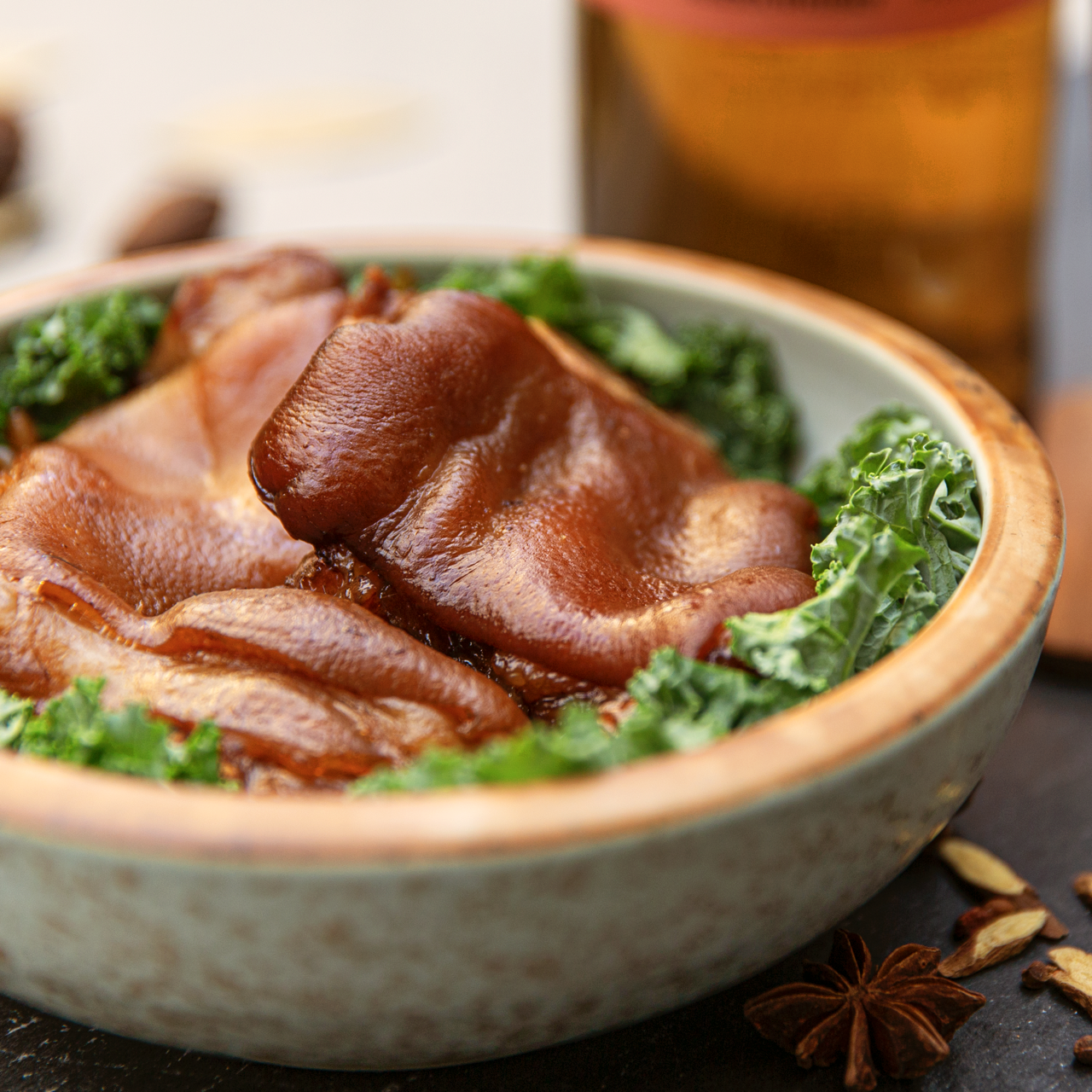 【 粵馥堂 】粵香黑毛豬腳 ( 2支 / 包 )