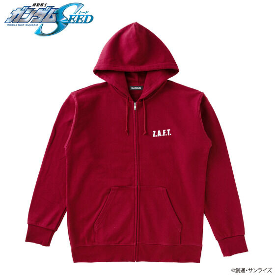 Pbandai 預訂2024/2月 機動戦士ガンダムSEED マーク ベーシックライン ジップパーカー Z.A.F.T.軍モデル