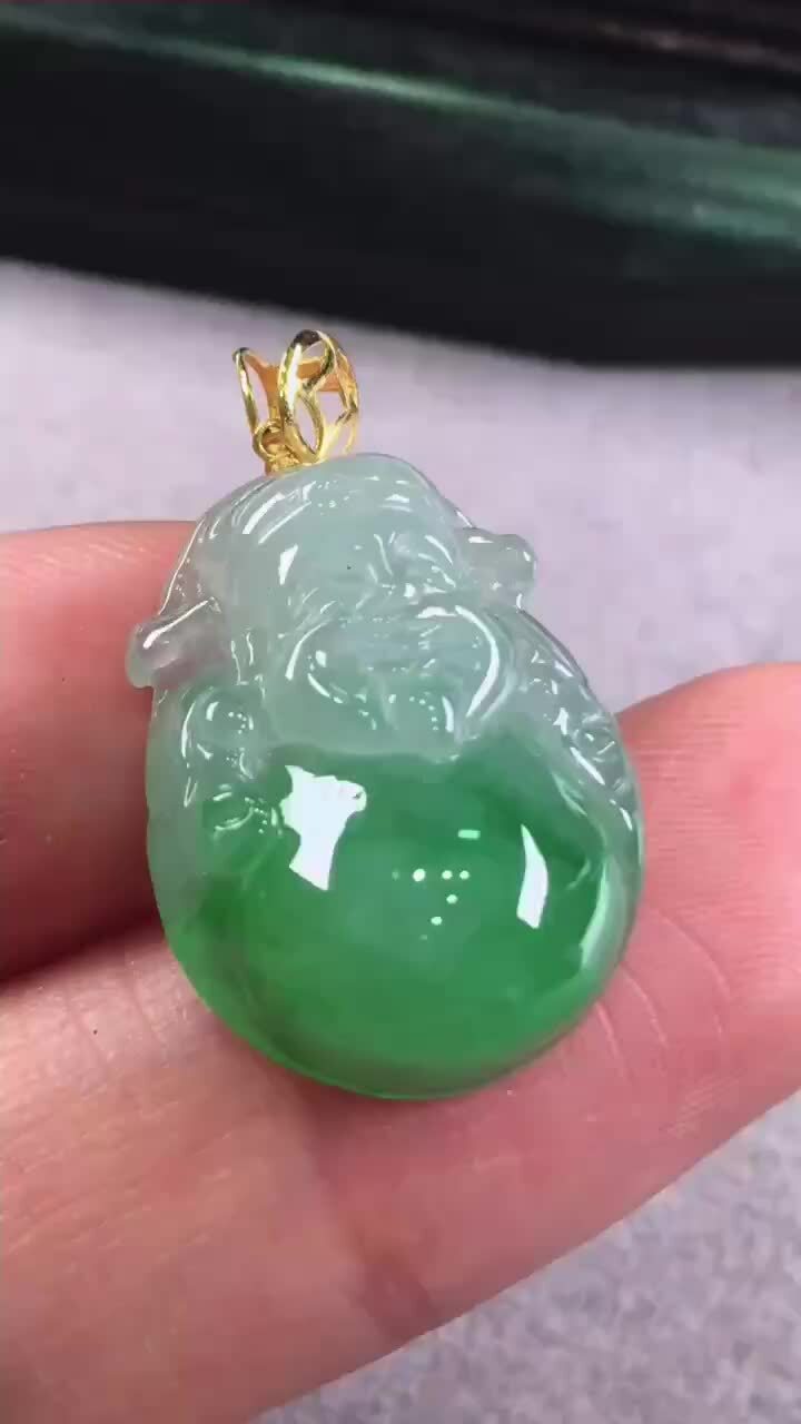 翡翠財神到,天然翡翠A玉, 緬甸玉, Jade, Jadeite