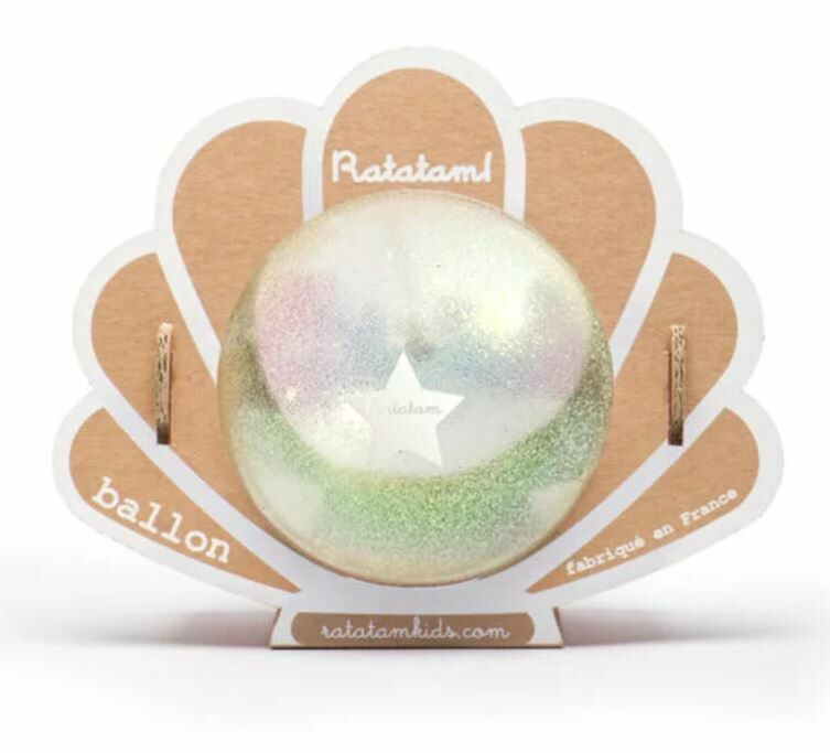 RATATAMKIDS 貝殼珍珠氣球 Shell ball 10 cm – White