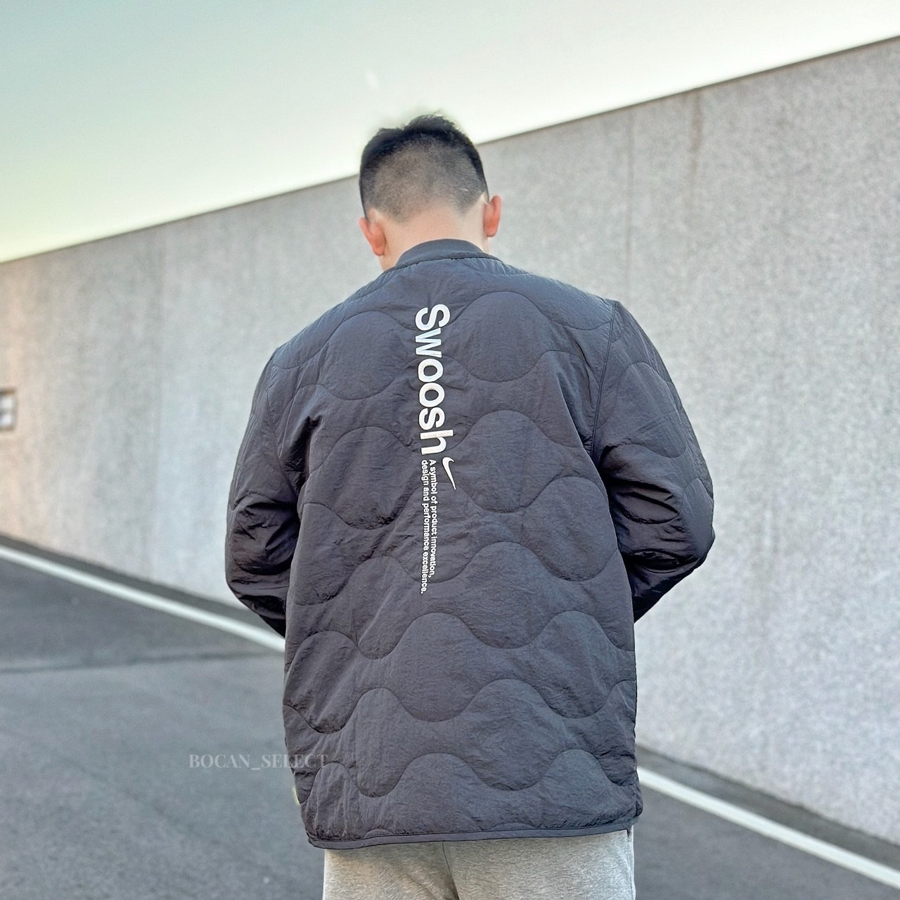 NIKE NSW SPORTSWEAR 雙面 鋪棉 菱紋 刺繡 絎縫 防風 外套（FB1909-060 、 FB1909-031）