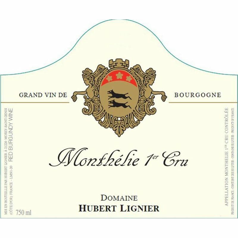 Hubert Lignier Monthelie 1er Cru 2020 (BH91)