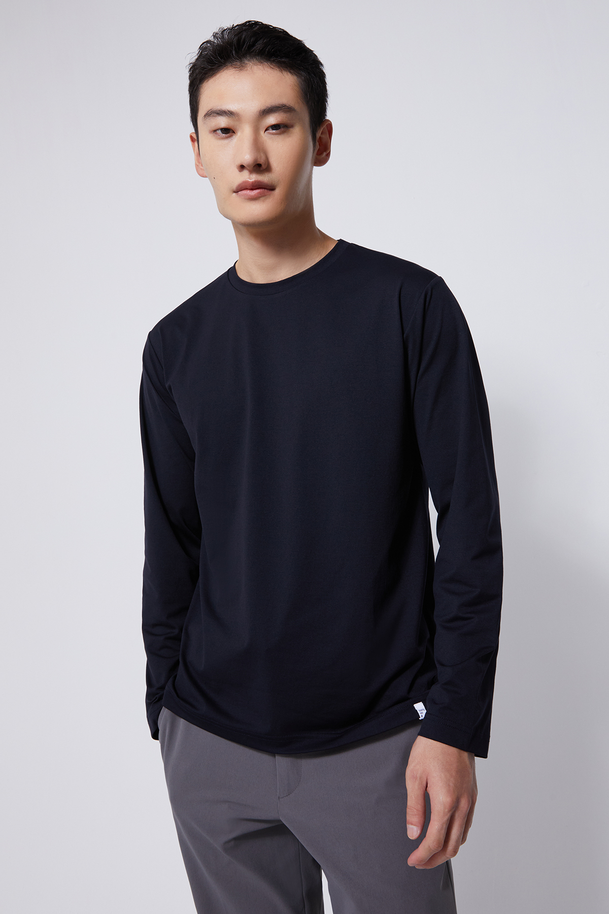 MONO 長袖T-SHIRT 男（深藍）