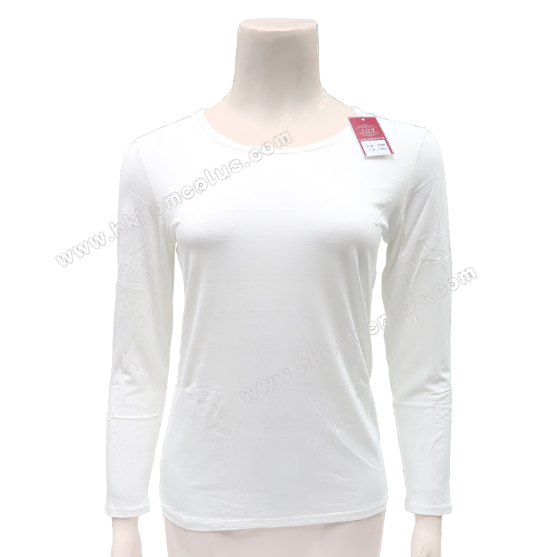 2件裝 JOY: 女裝再生纖維圓領長袖衫