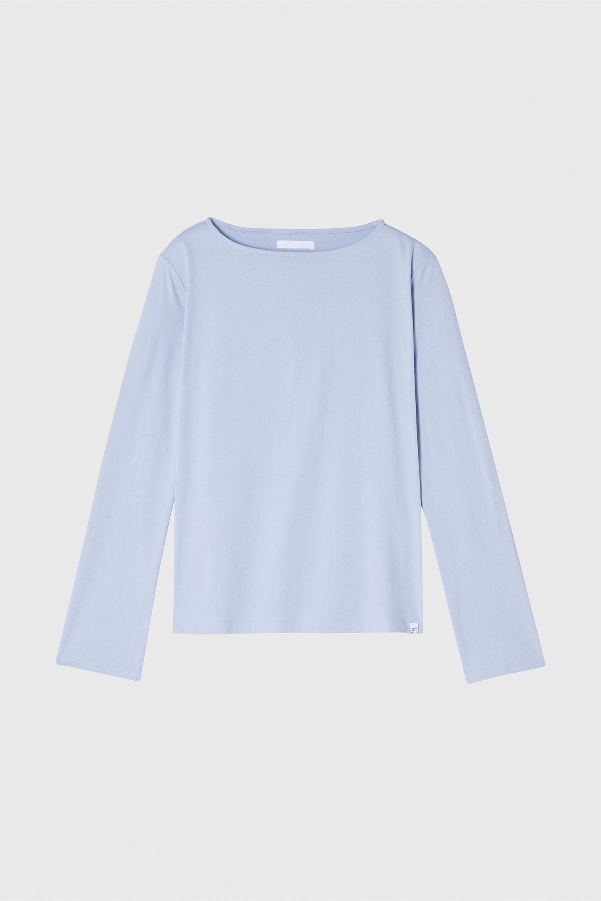 MONO 船領長袖T-SHIRT 女（淺藍）
