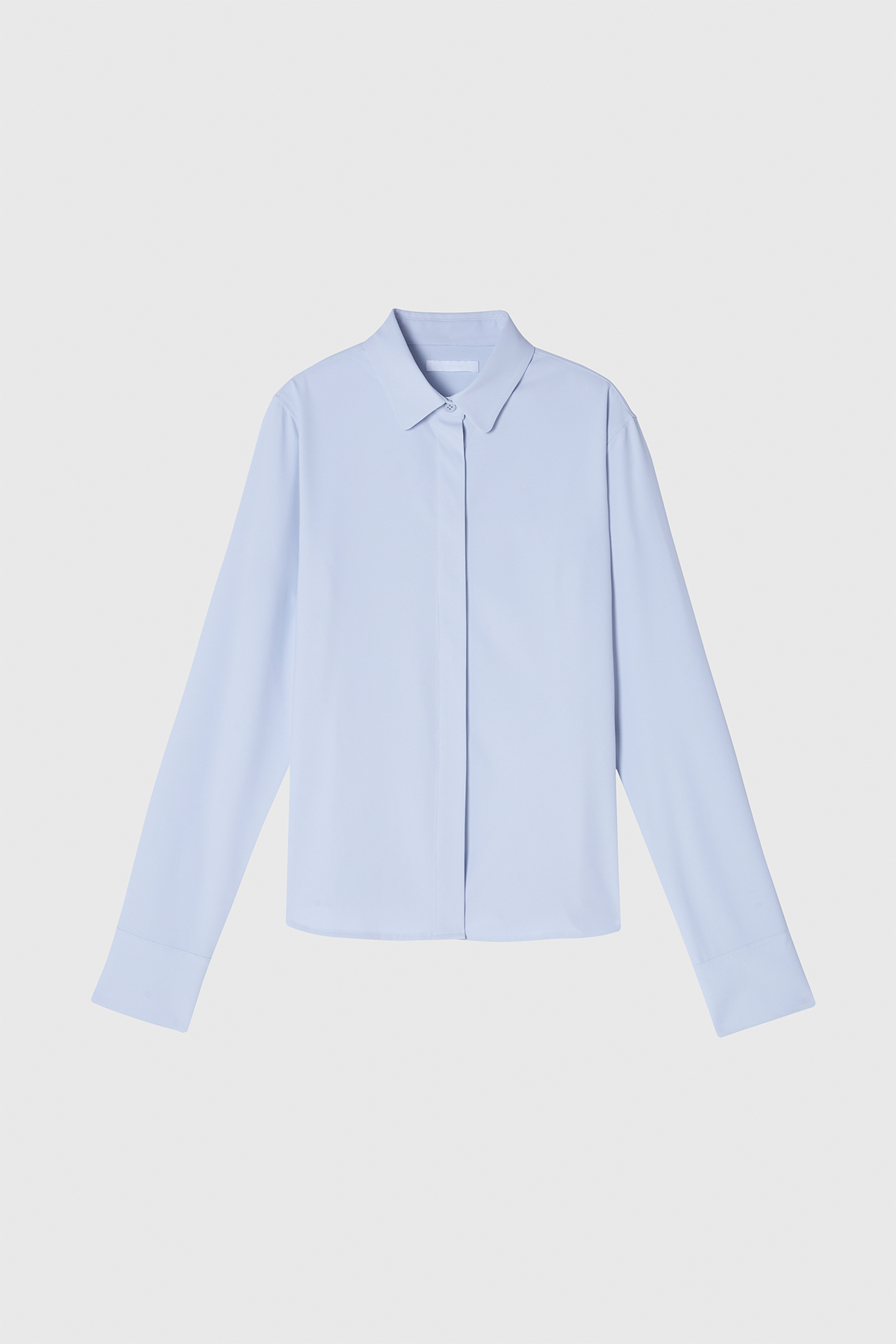 INFINITY 長袖襯衫 女（水藍）
