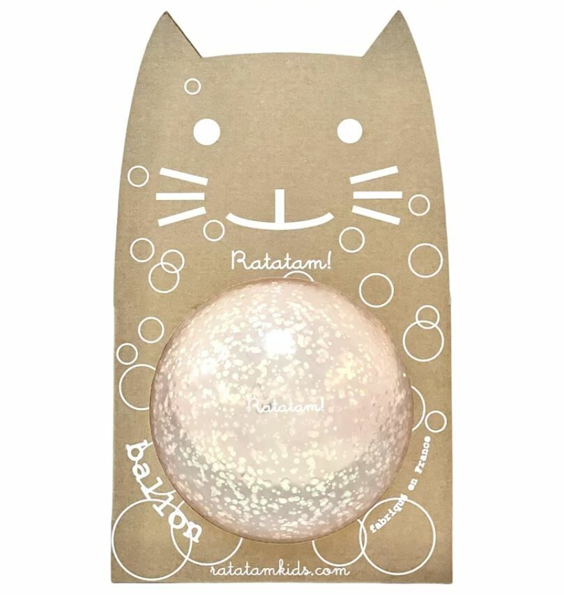 RATATAMKIDS 泡泡閃亮氣球 The Cat Bubble Ball 15 cm – Pink