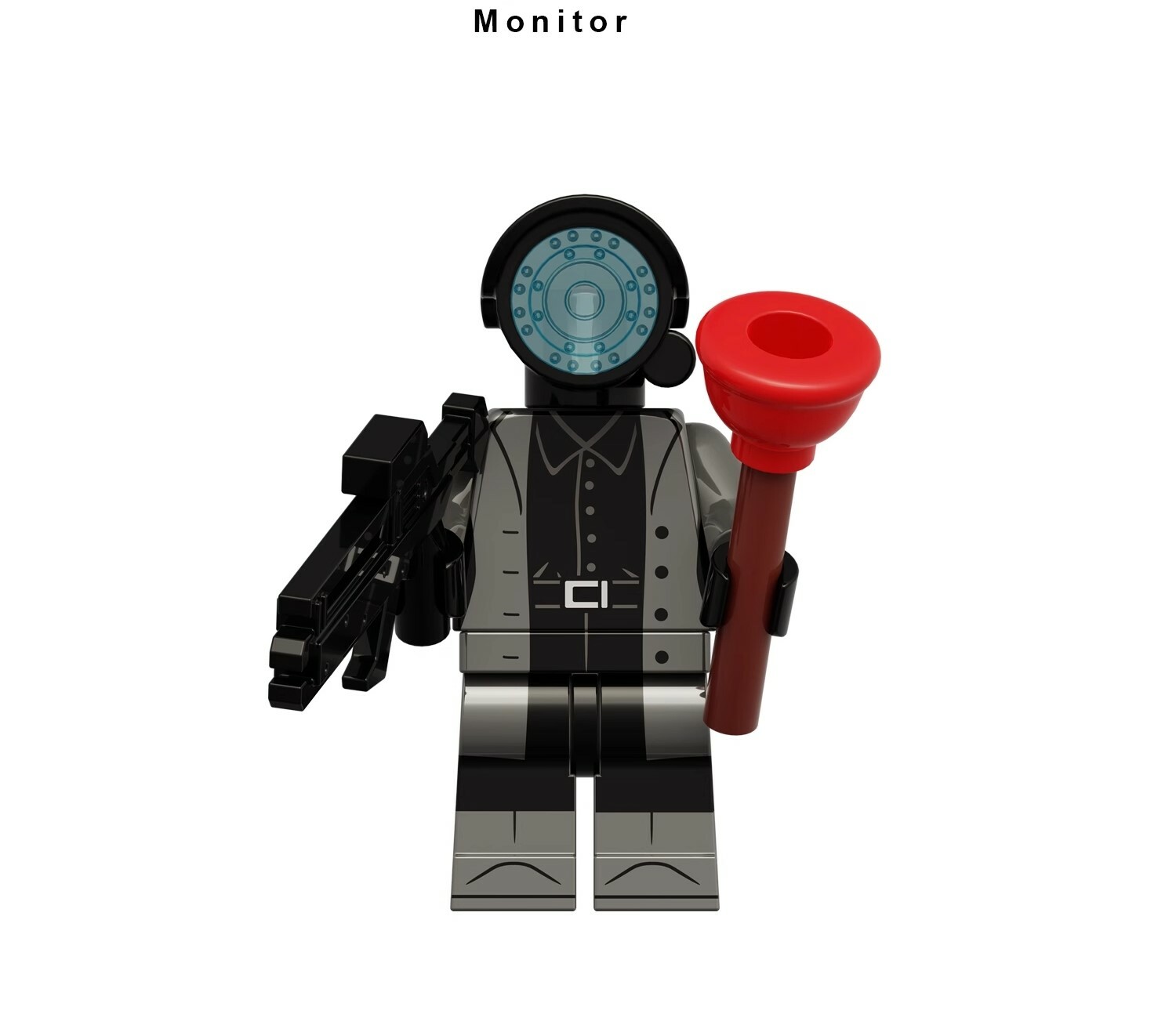 Monitor Skibidi Toilet Man Custom Minifigures Minifigs Fit Lego K2138