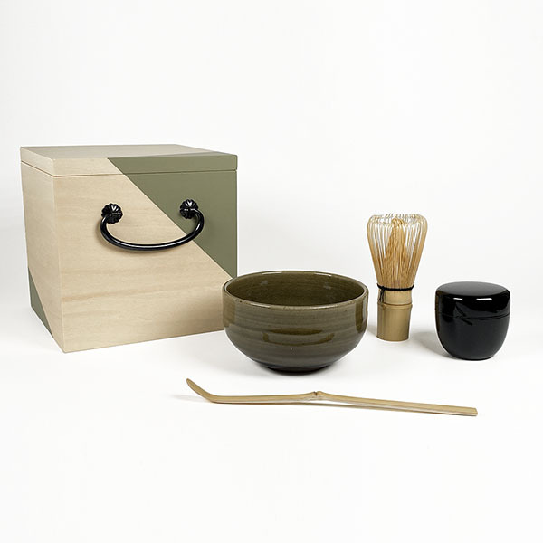 【越前燒】一服 抹茶組-綠
