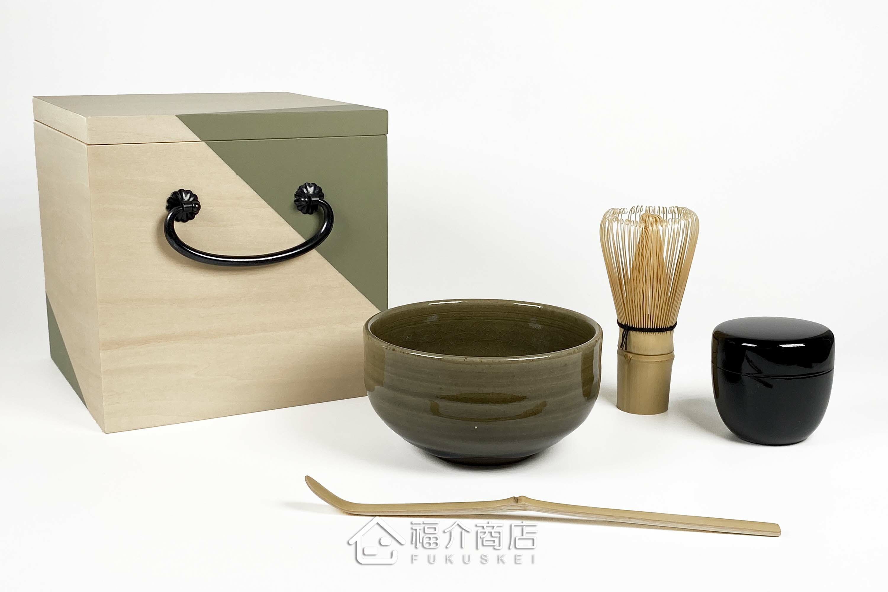 日本抹茶茶具組包含抹茶刷茶筅