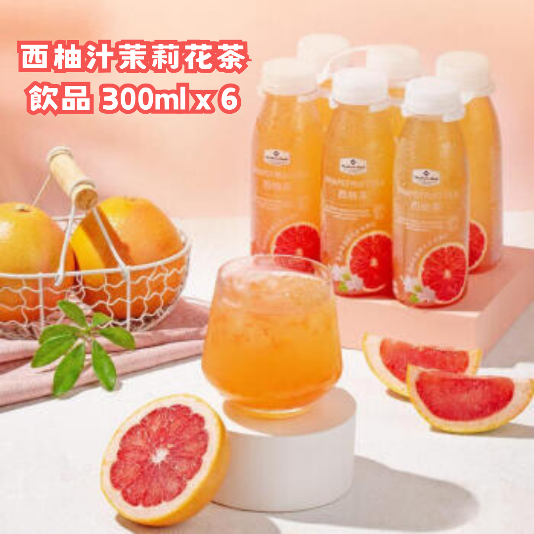 [Sam's Club] 西柚茉莉花荼果汁, 300ml x 6