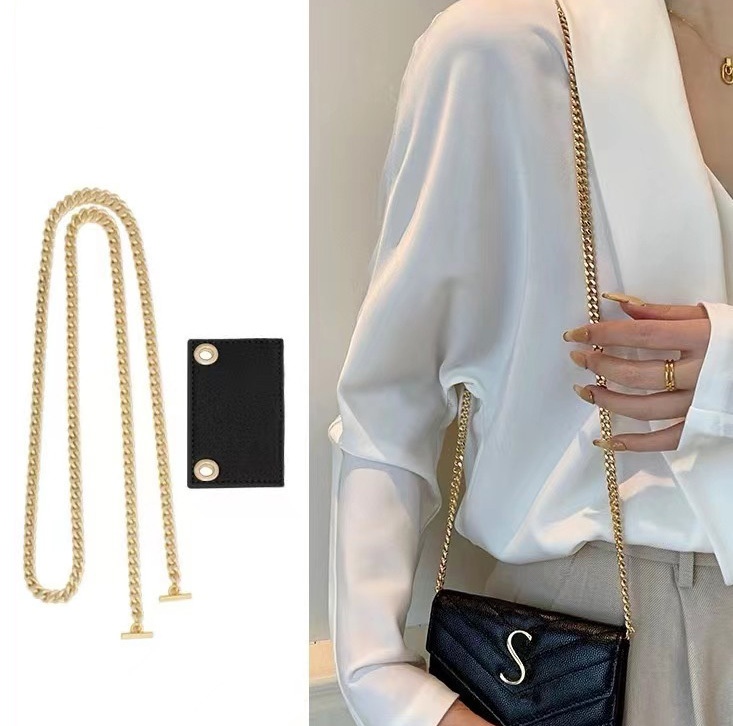 羅蘭錢包改造包帶金屬鏈條斜挎ys卡包diy內膽肩帶配件