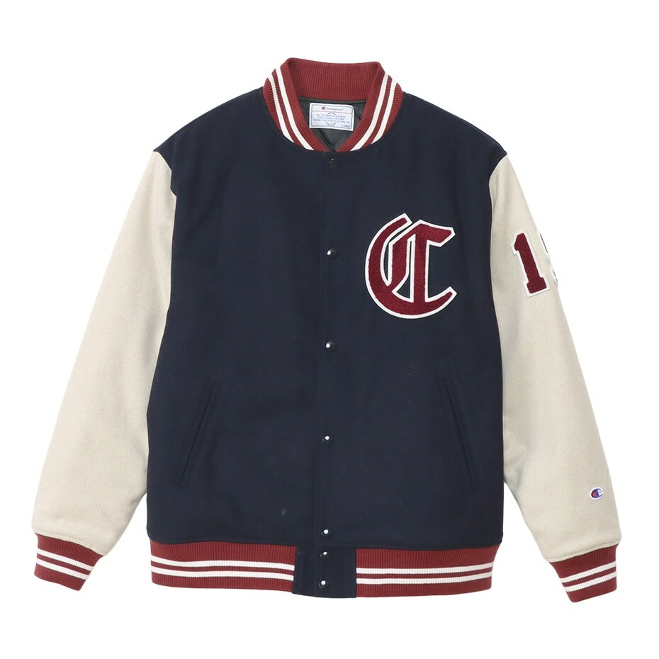 男款-CASUAL 學院風高級棒球夾克-深藍色（C3-Y606-370）