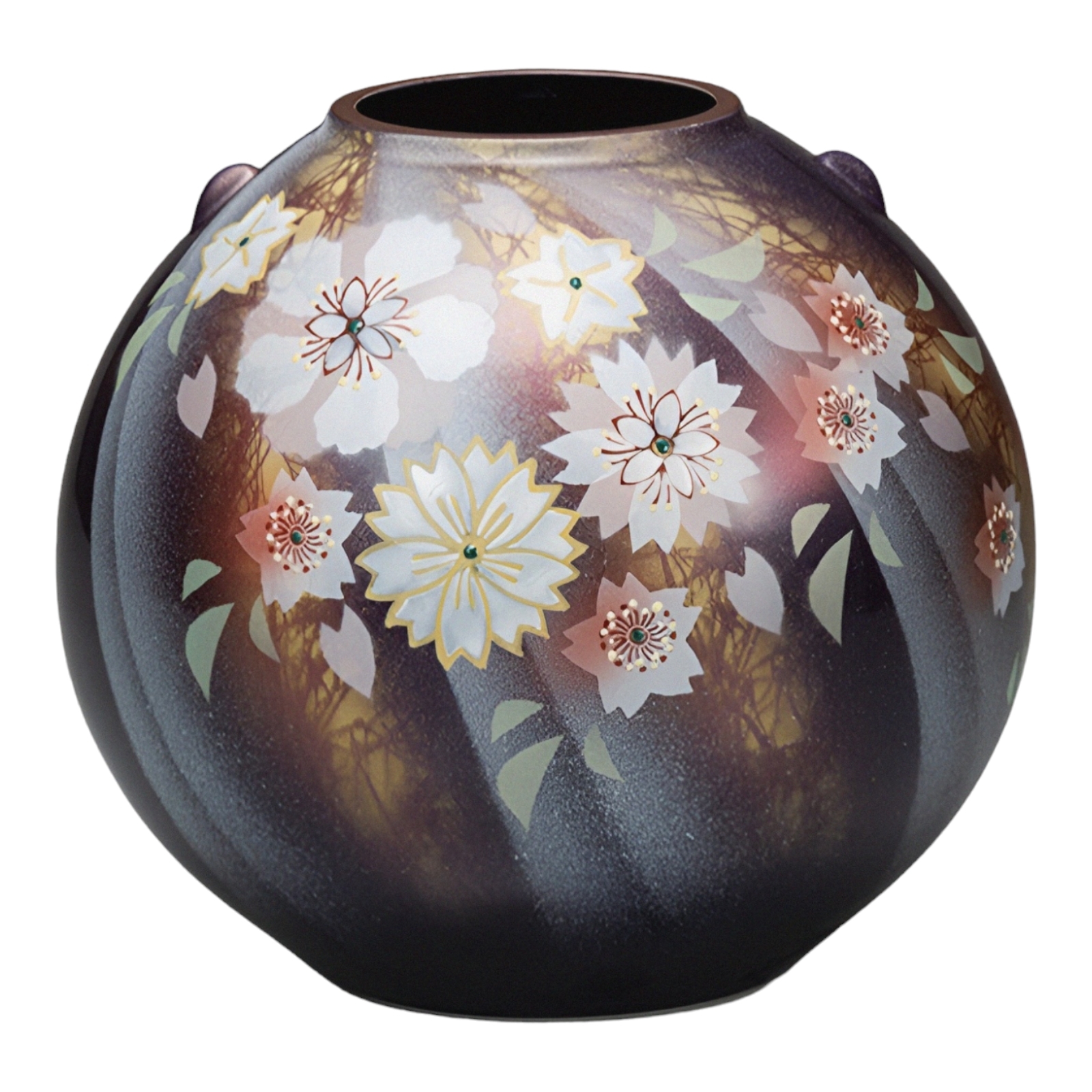 訂購」日本製九谷燒陶瓷花瓶(K8-1290)