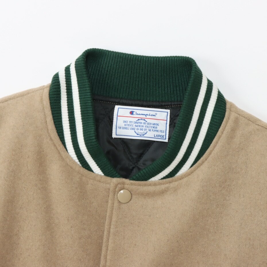 男款-CASUAL 學院風高級棒球夾克-卡其色（C3-Y606-780）