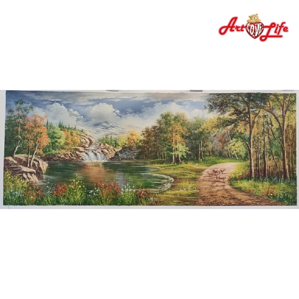 B018_70180高級手繪油畫_中式聚寶盆