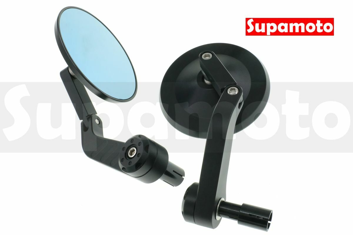-Supamoto- M185 CNC 手把鏡 圓形 端子鏡 車把鏡 後照鏡 後視鏡 牛角鏡 CB350 通用 改裝