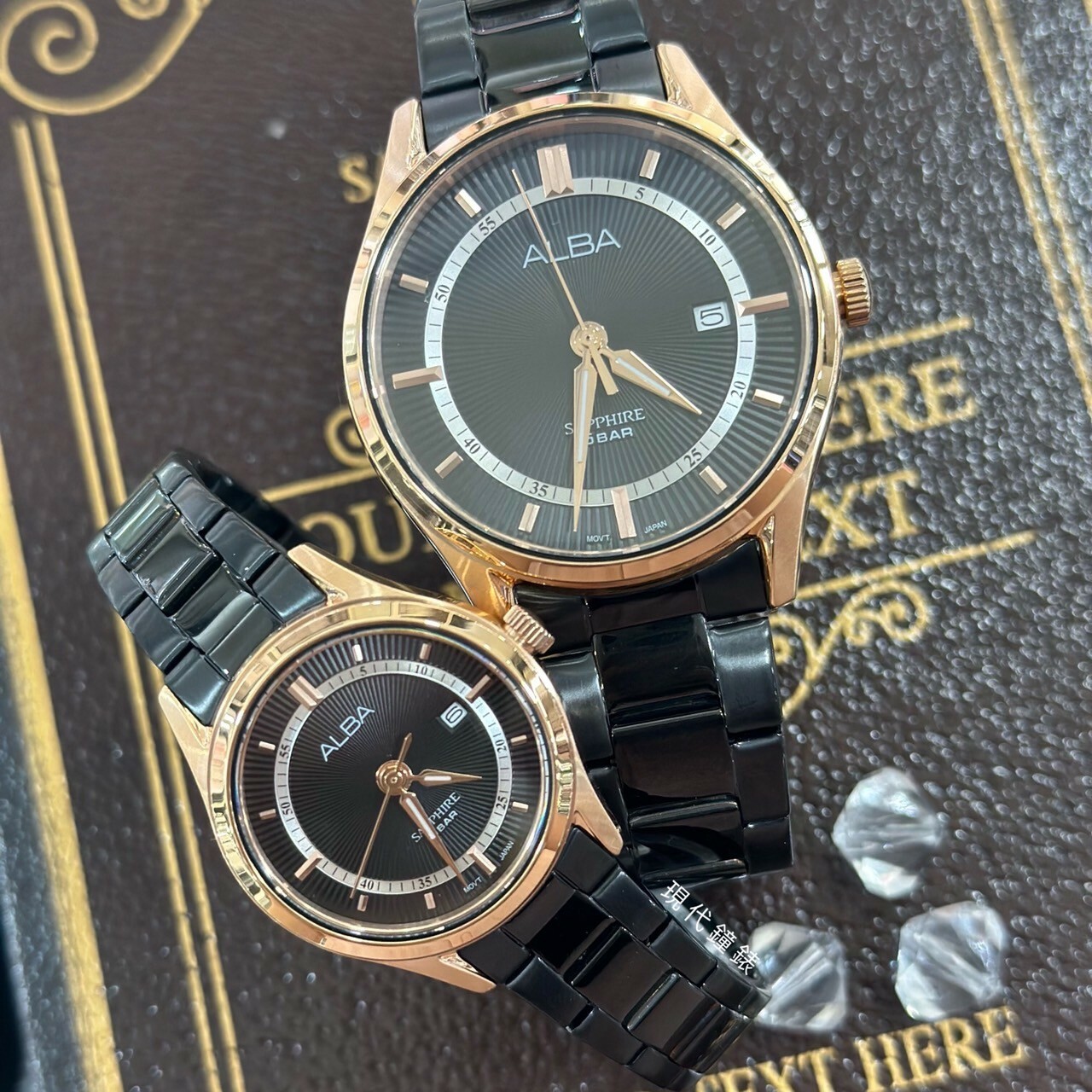 【ALBA 雅柏】PRESTIGE 簡約百搭時尚對錶 VJ22-X396SD 30mm/VJ42-X342SD 41mm 現代鐘錶